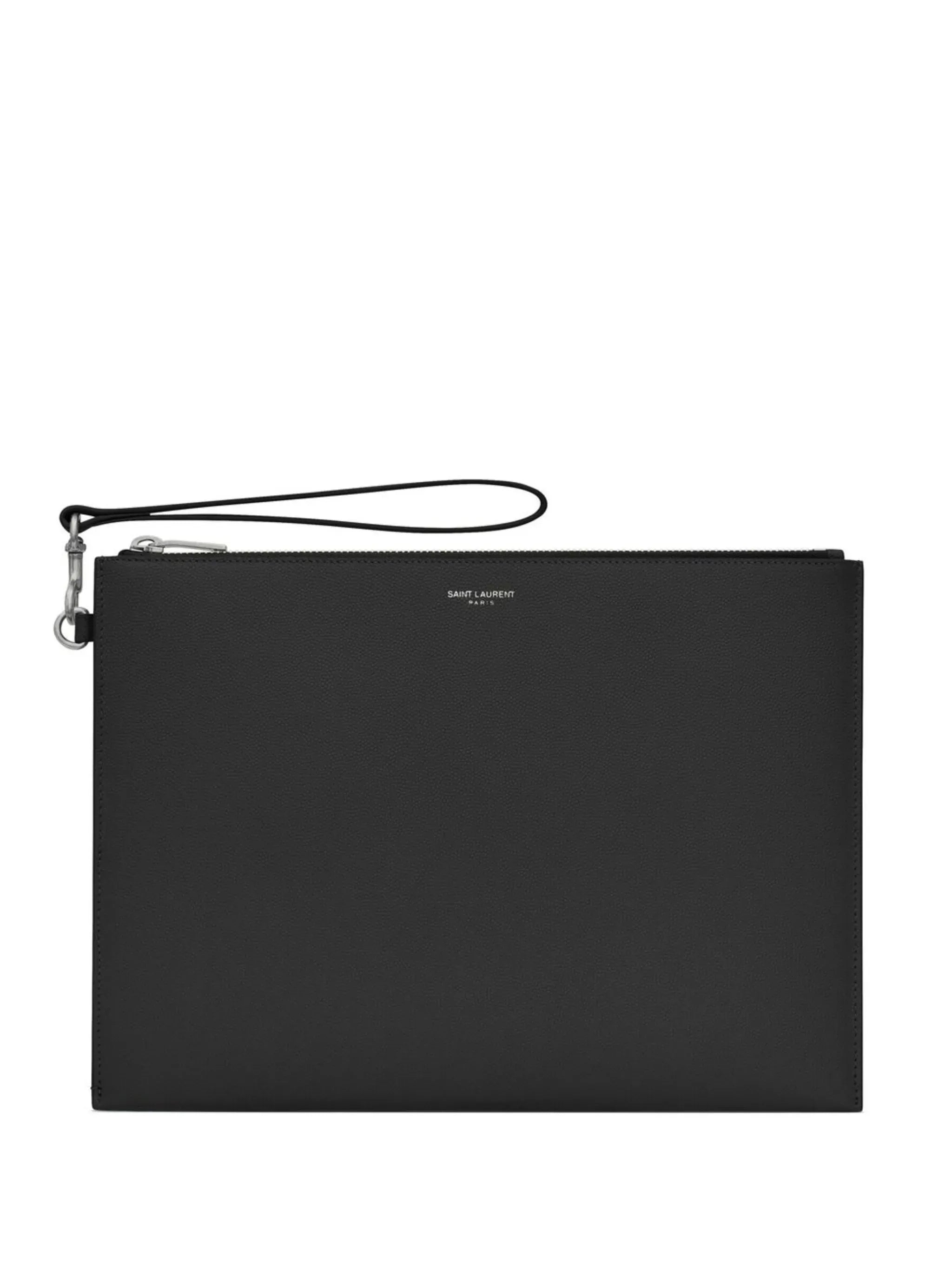 Saint Laurent Saint Laurent Logo Zipped Clutch