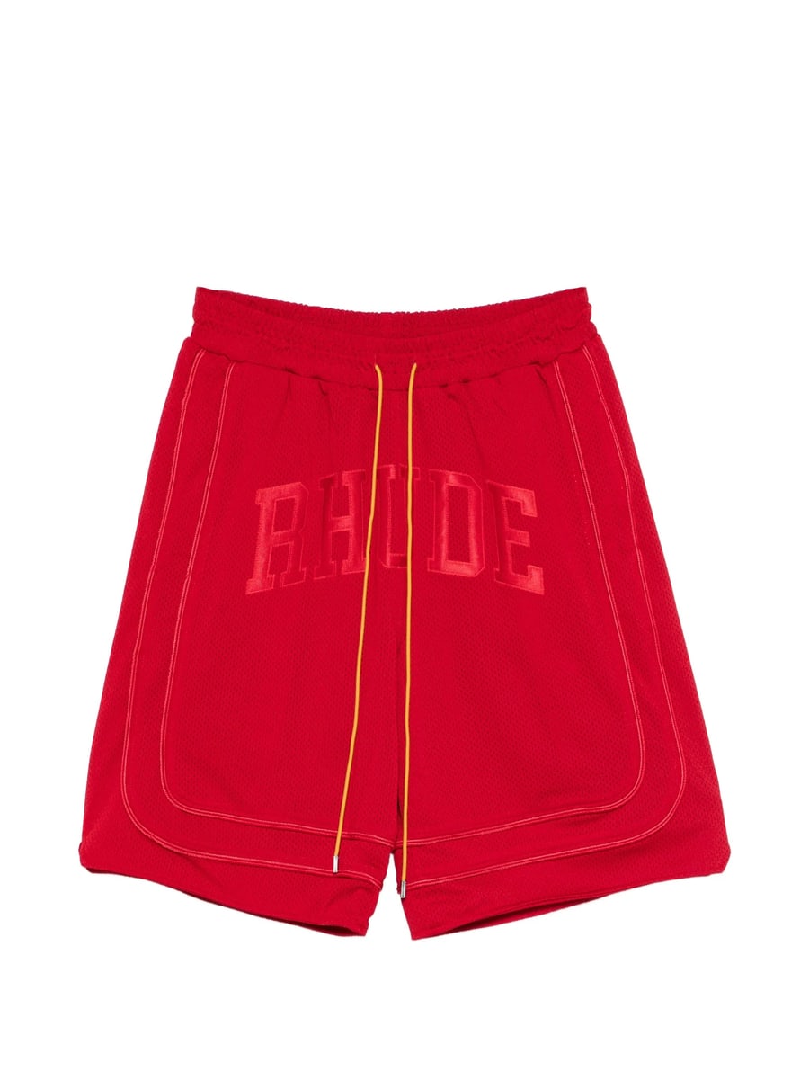 Rhude Rhude Collegiate Logo Shorts