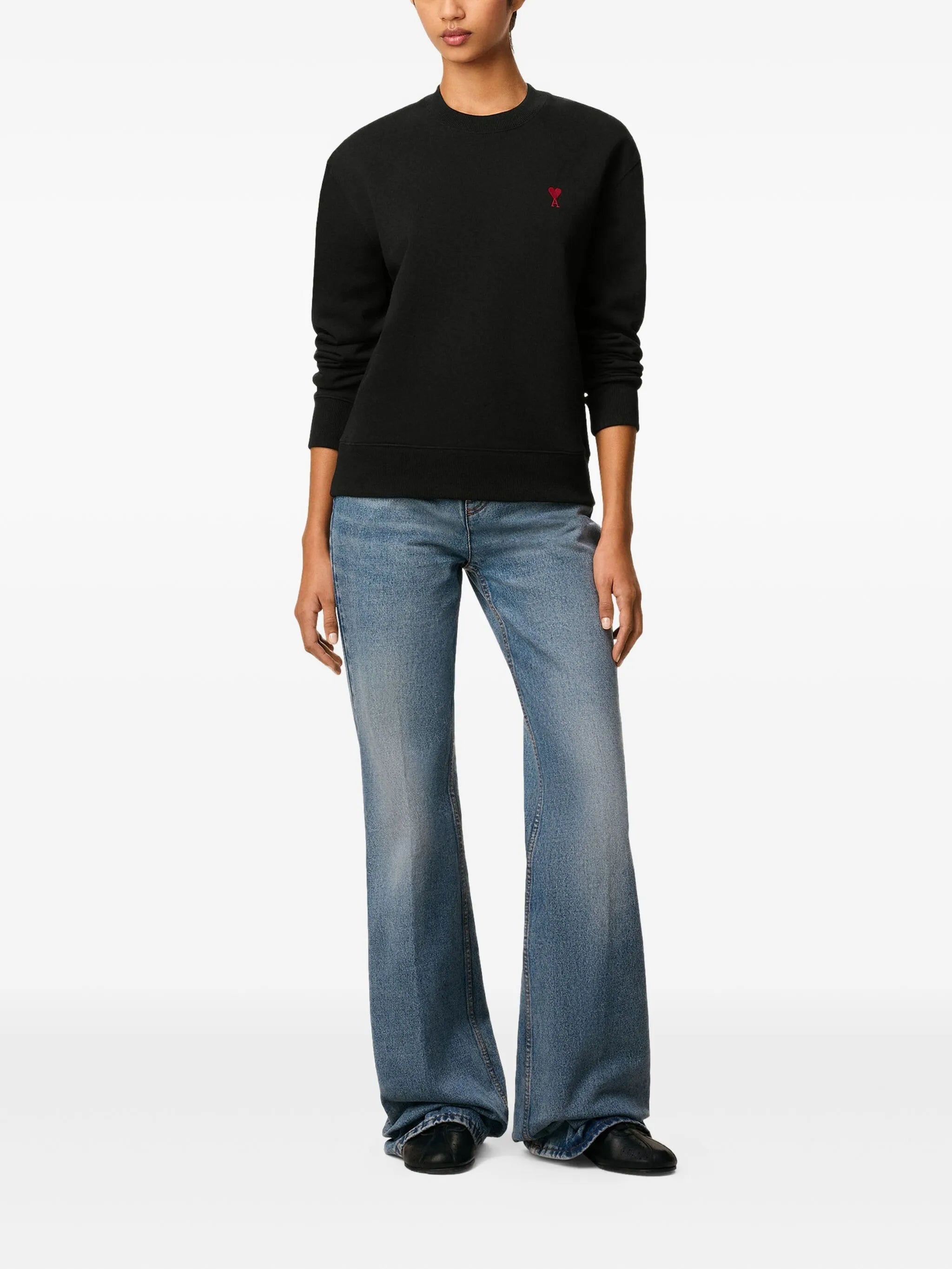 AMI Paris Ami Paris Ami De Coeur Sweatshirt, view 2