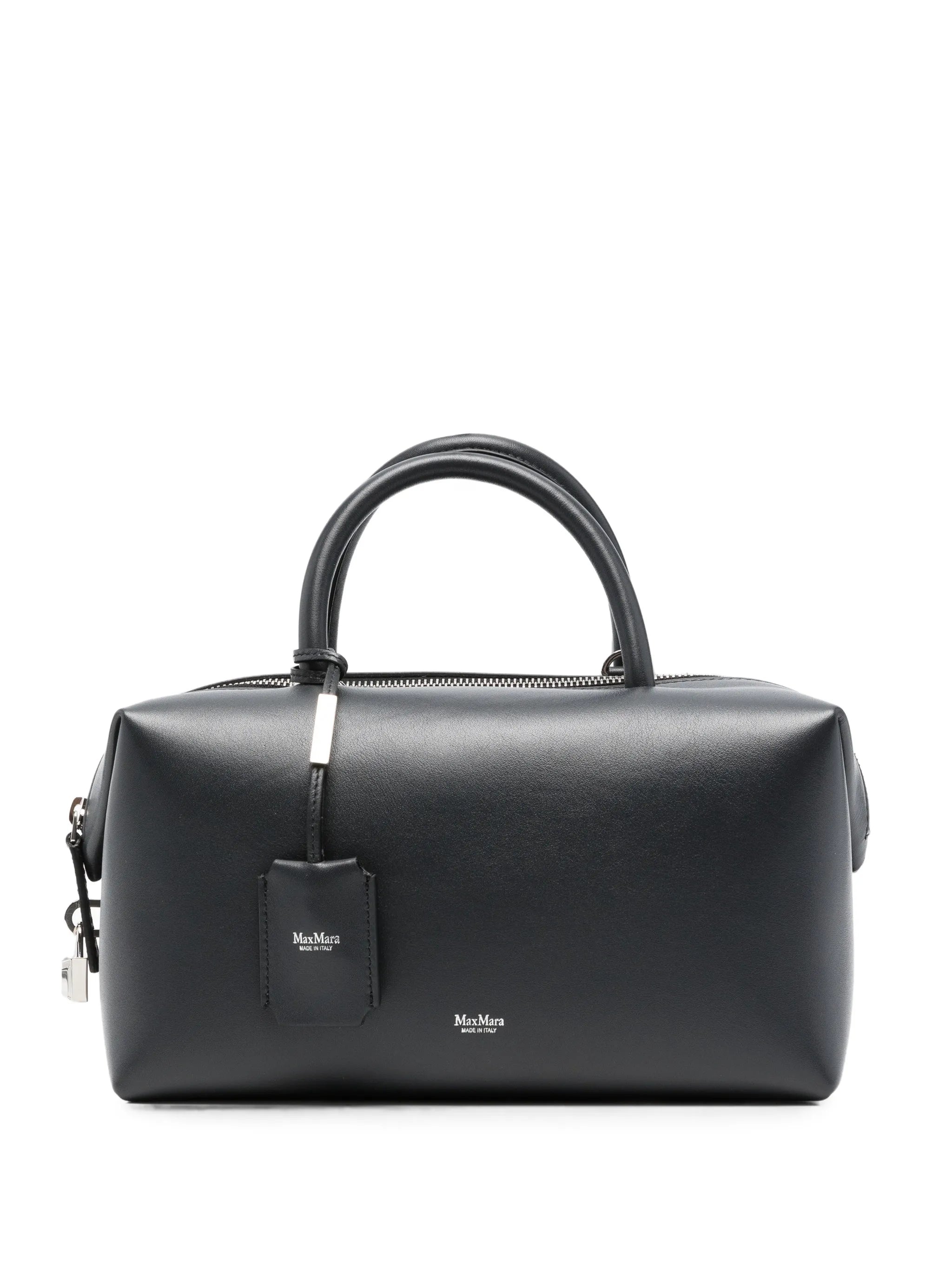 Max Mara Max Mara Holdallm Leather Tote Bag