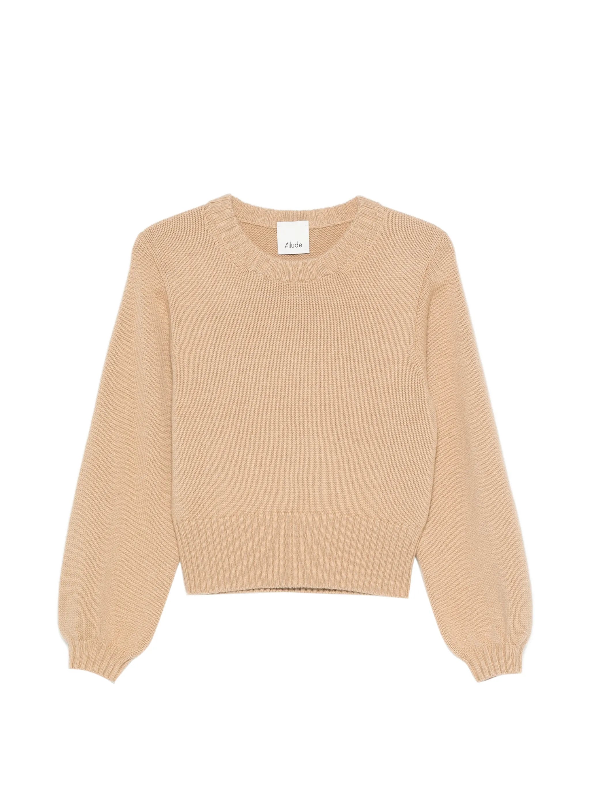 Allude Allude Ribbed-trim Long-sleeve Sweater