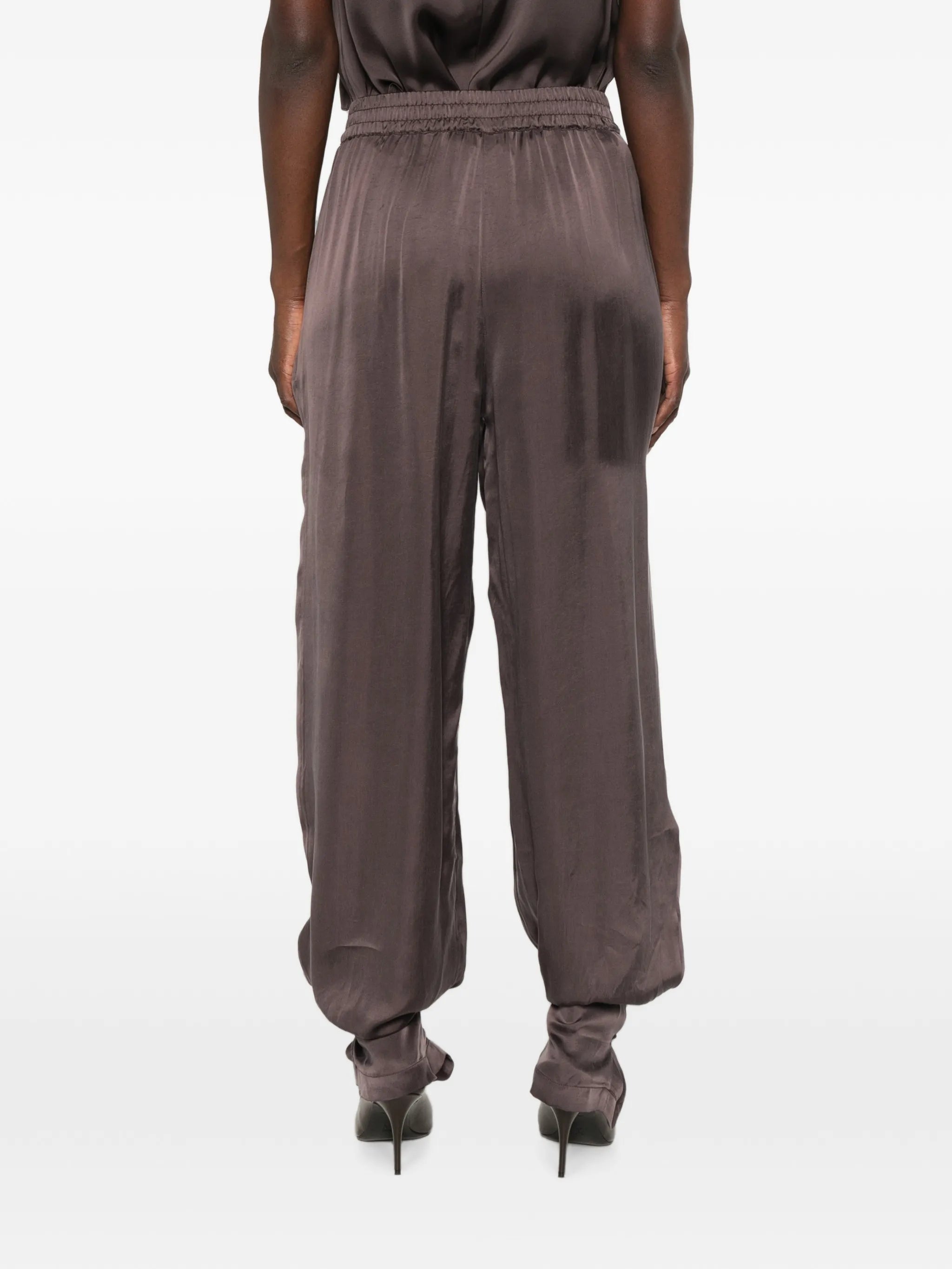 The Andamane The Andamane Renee Elasticated-waistband Trousers, view 2