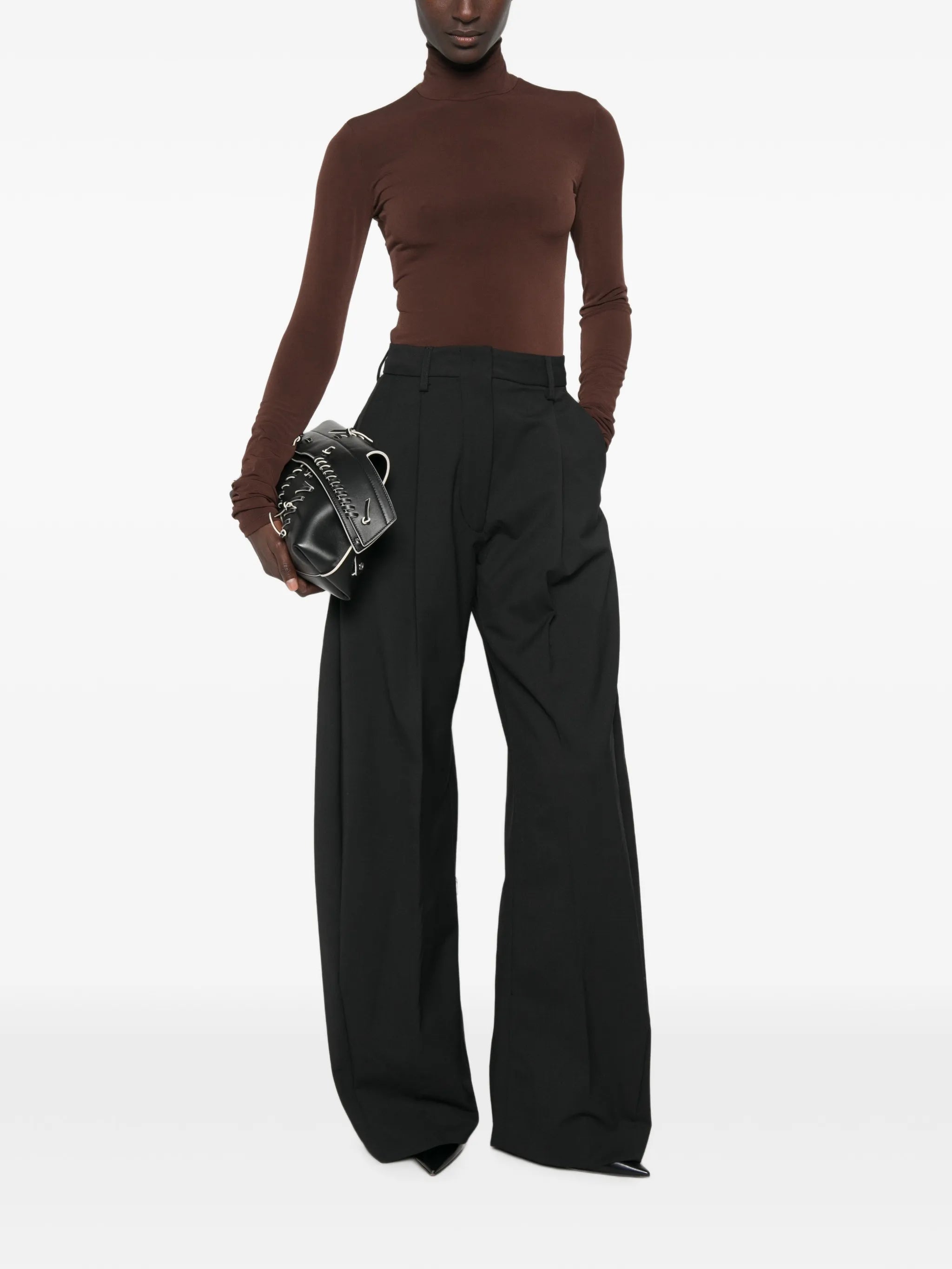 Thelatest Thelatest E-Billie Pleated Tailored Trousers, view 2