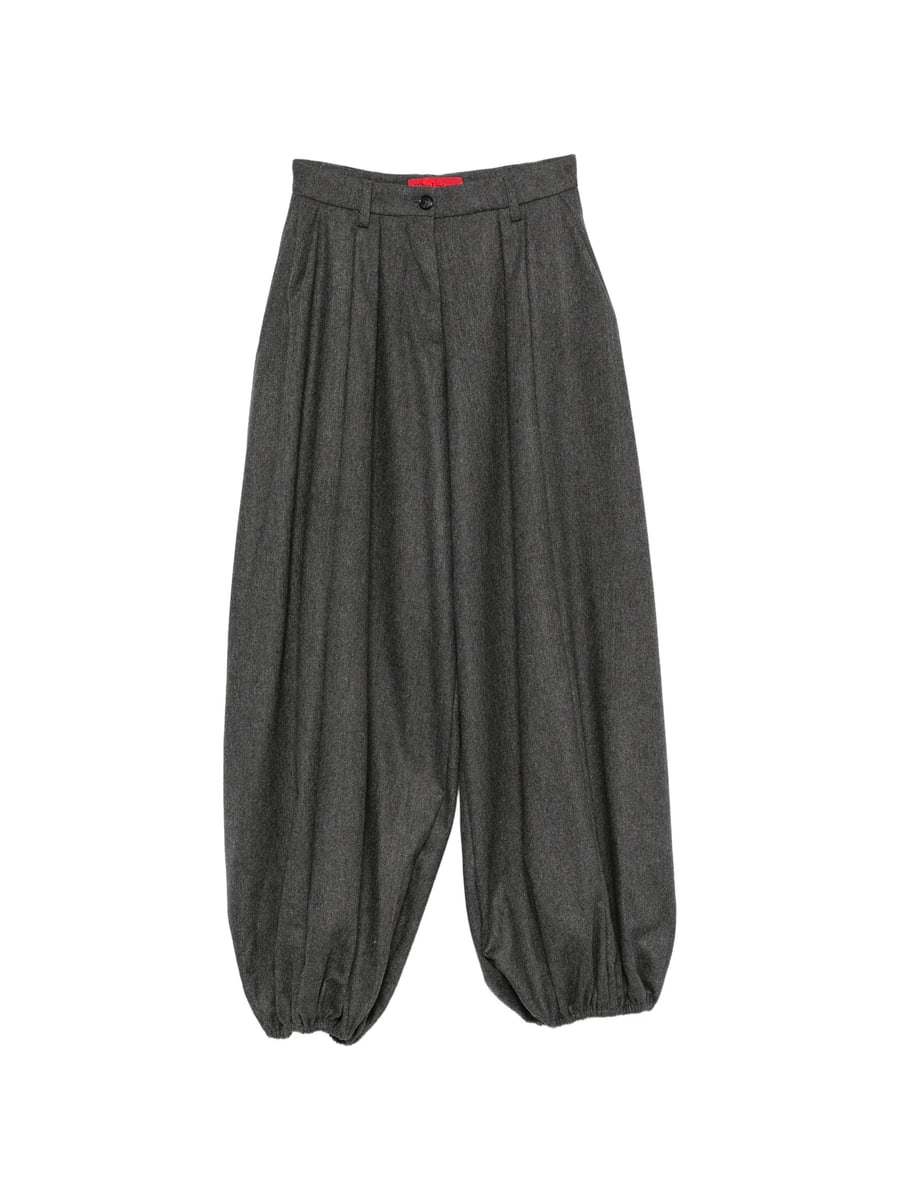 Thelatest Thelatest Pleated Balloon-hem Pants