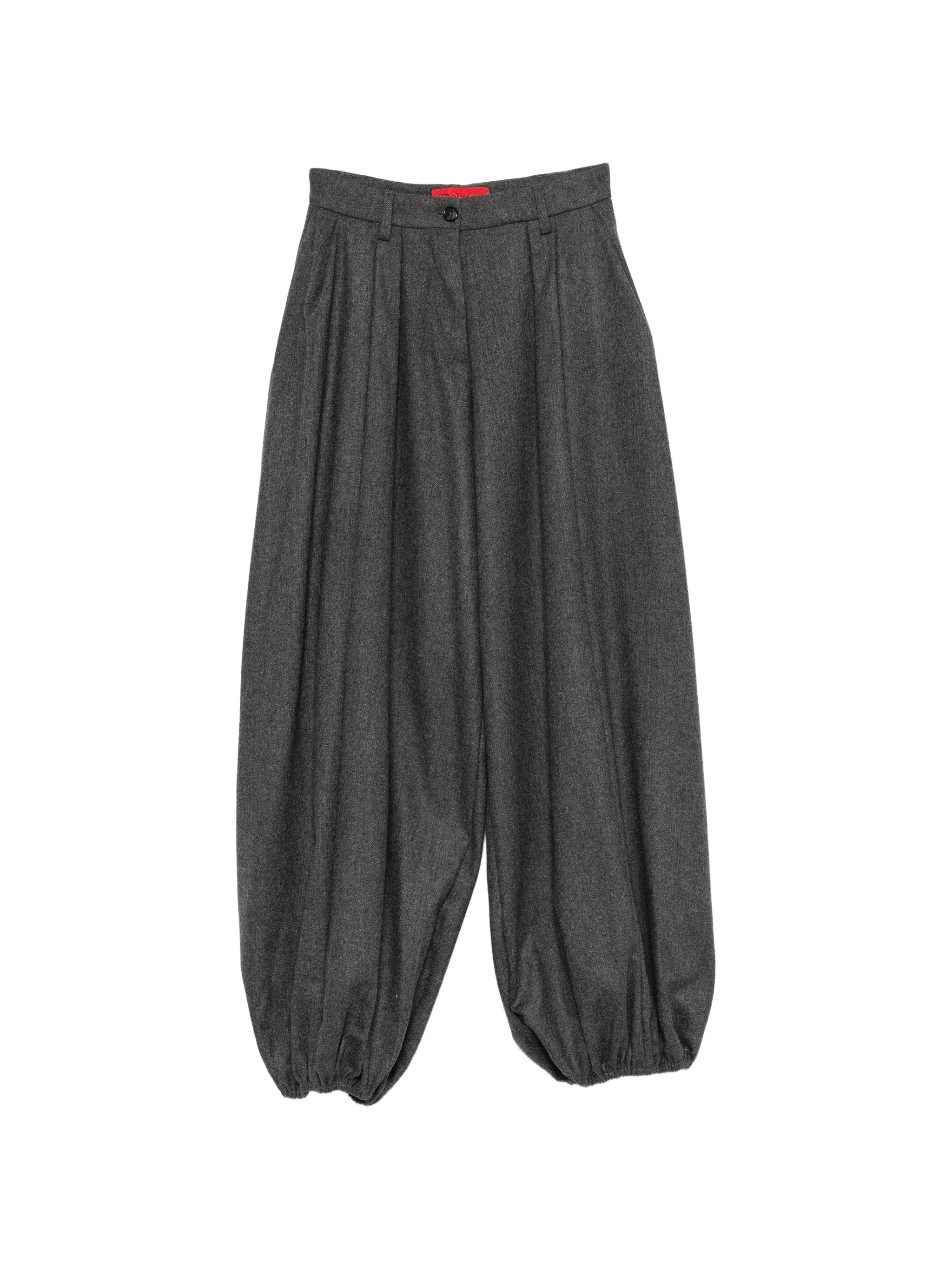 Thelatest Thelatest Pleated Balloon-hem Pants
