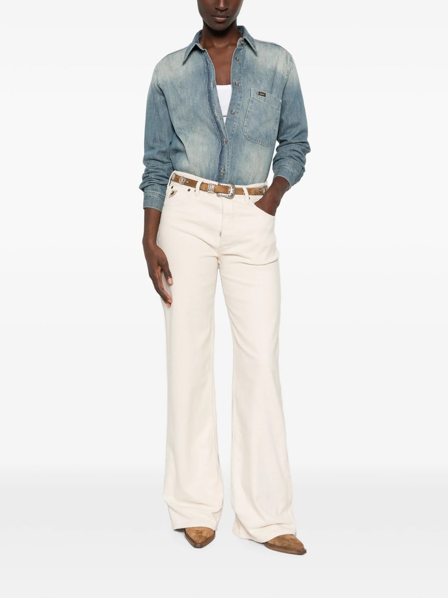 Lois Jeans Lois Jeans Lindsay Logo-patch Trousers, view 2