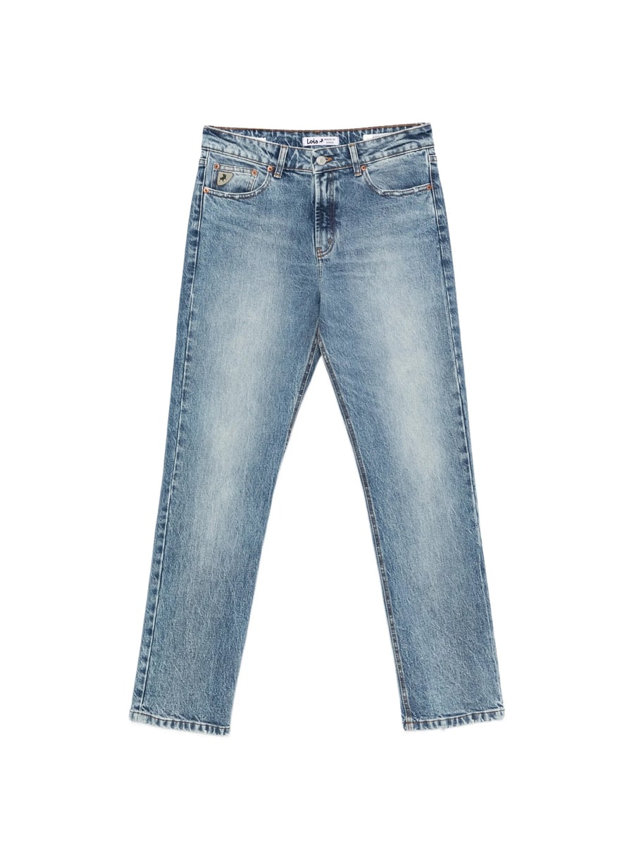 Lois Jeans Lois Jeans Washed Straight-leg Denim Jeans