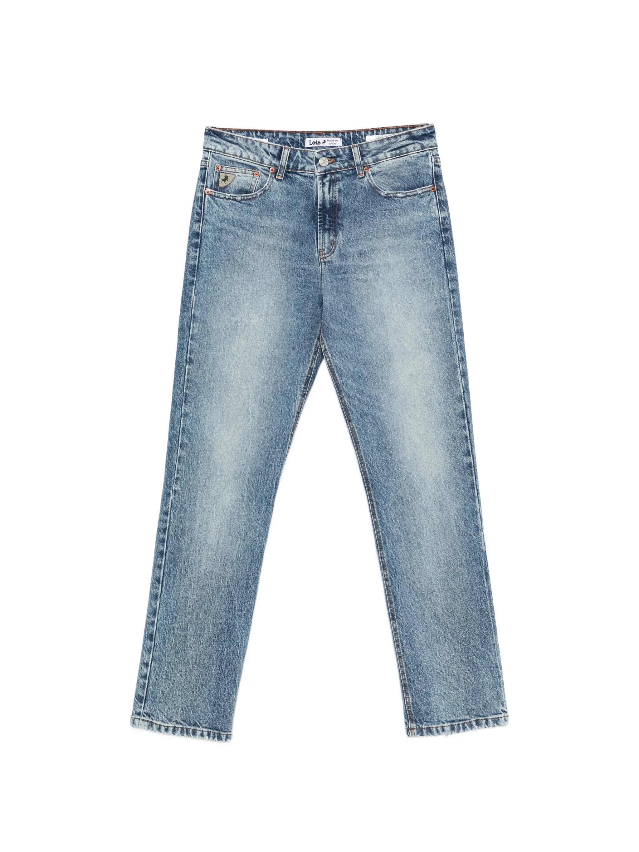 Lois Jeans Lois Jeans Washed Straight-leg Denim Jeans