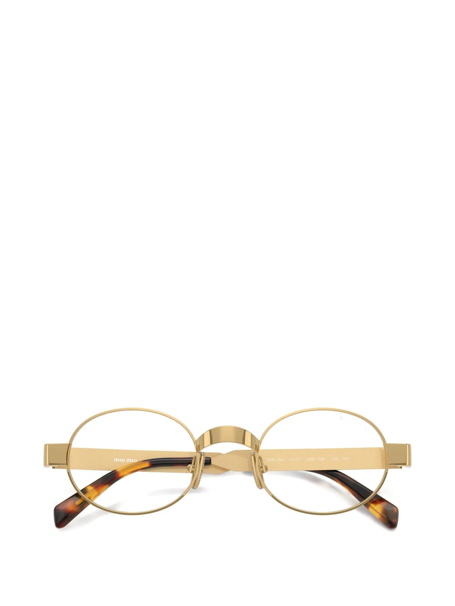 Miu Miu Miu Miu Oval-frame Glasses, view 4