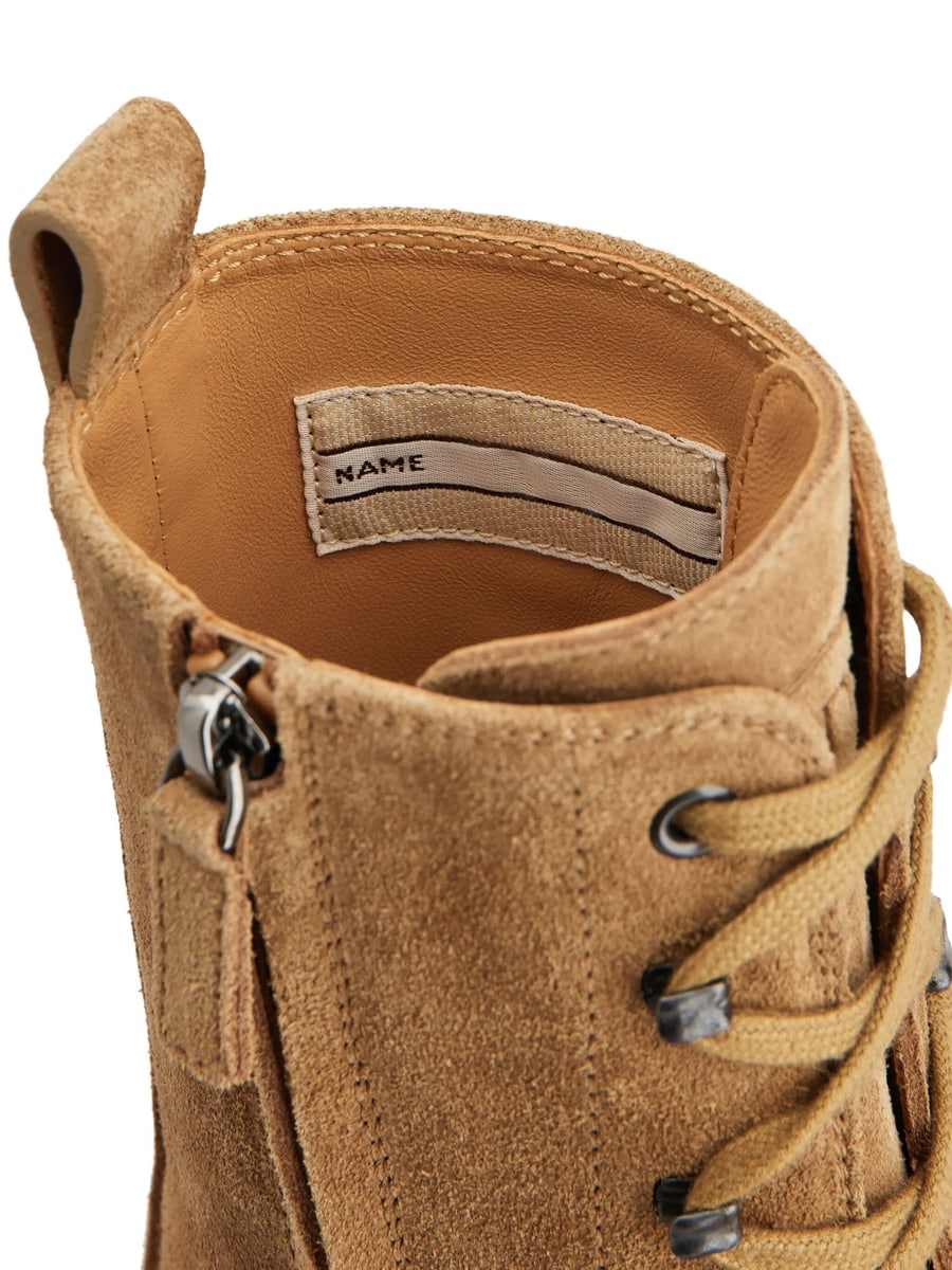 Tod's Tod's Suede Combat Boots, view 5