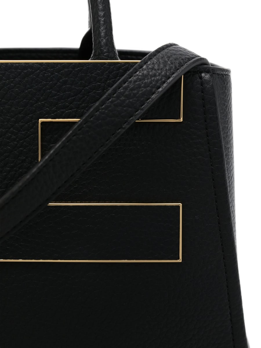 Elisabetta Franchi Elisabetta Franchi Logo-plaque Pebbled-effect Tote Bag, view 3