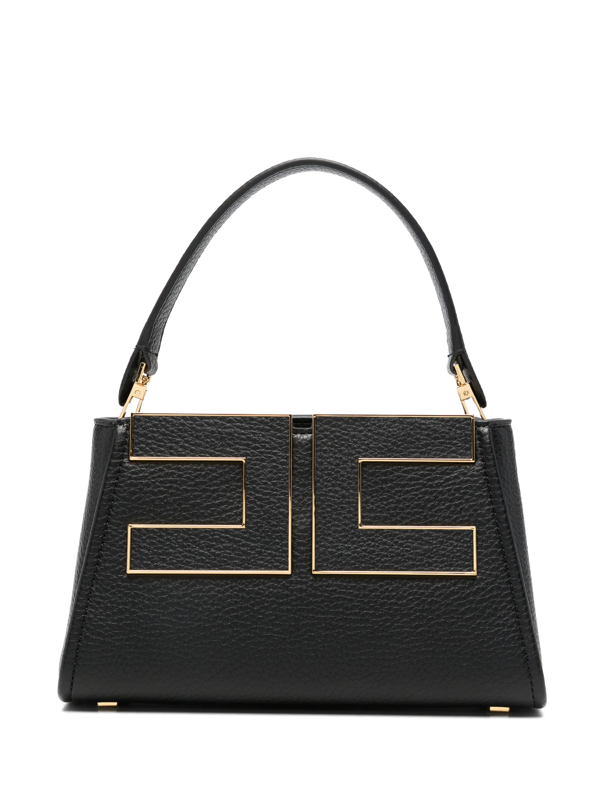 Elisabetta Franchi Elisabetta Franchi Logo-plaque Pebbled-effect Tote Bag