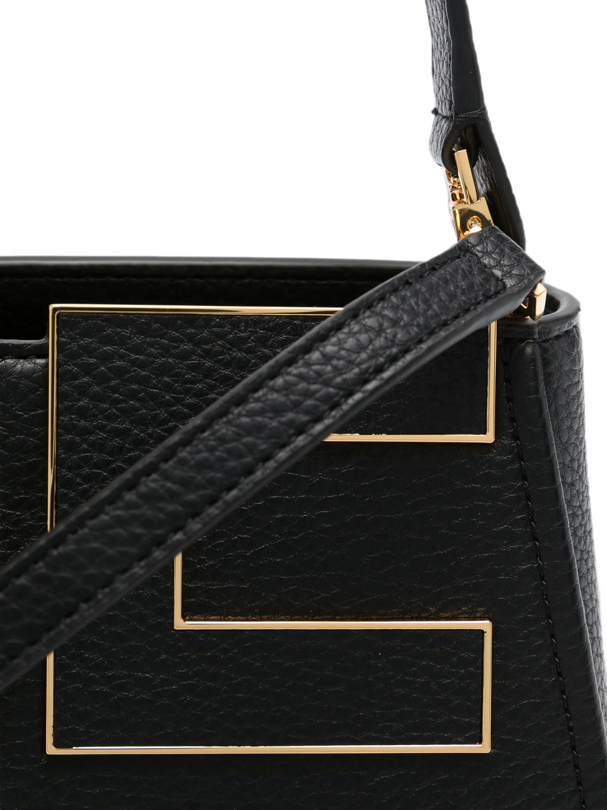 Elisabetta Franchi Elisabetta Franchi Logo-plaque Pebbled-effect Tote Bag, view 2