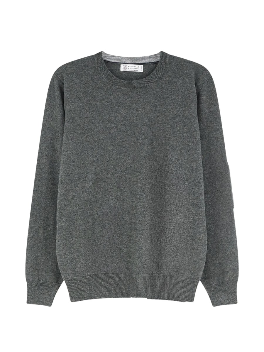 Brunello Cucinelli Brunello Cucinelli Crewneck Ribbed-trim Sweater