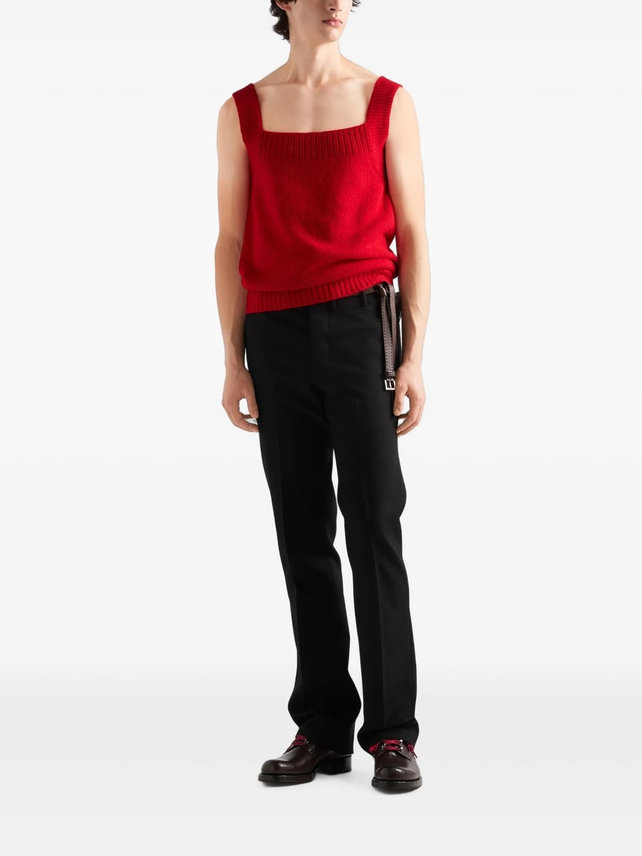 Prada Prada Shetland Wool Tank Top, view 2
