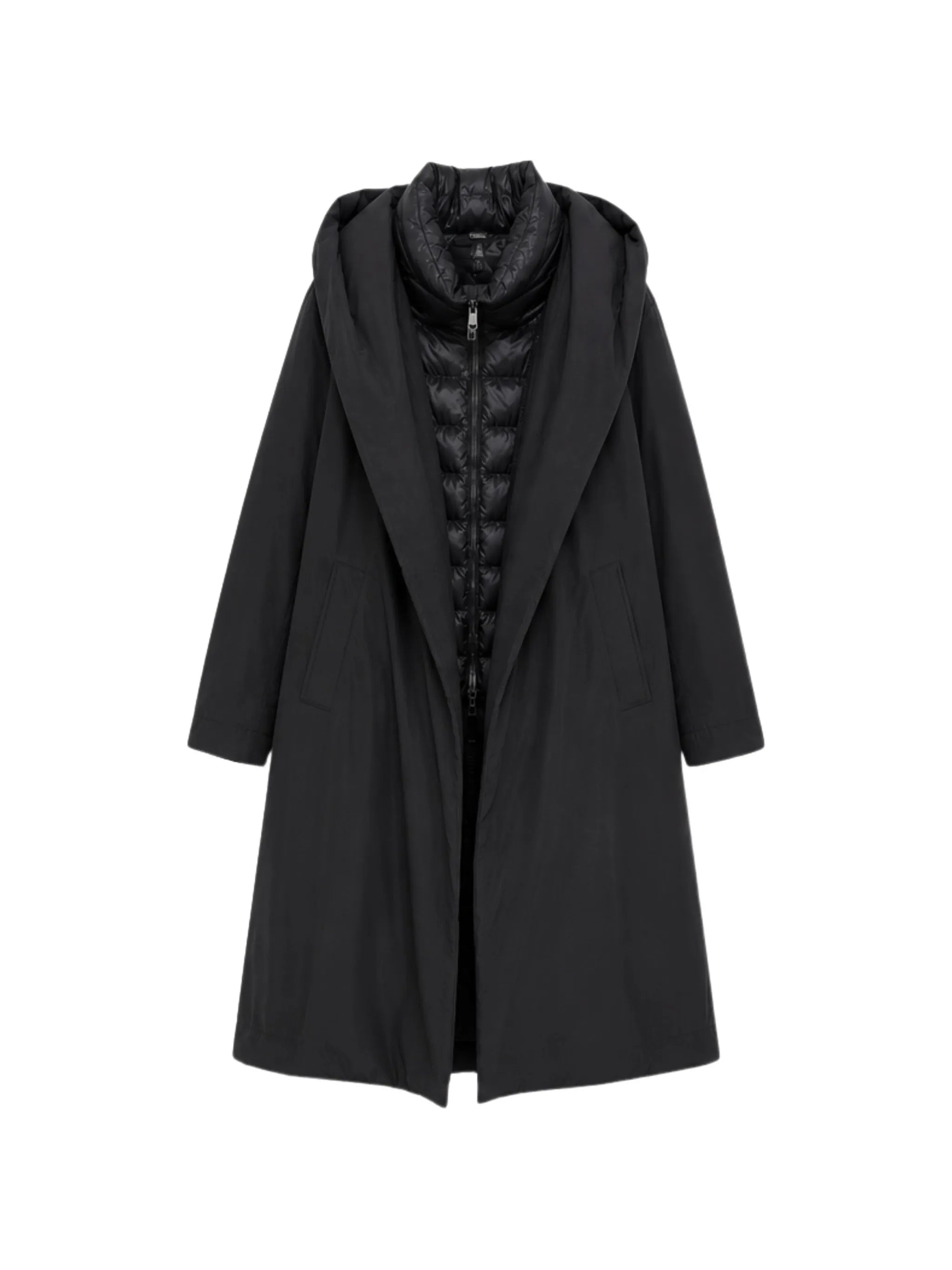 Herno Herno Layered Hooded Coat