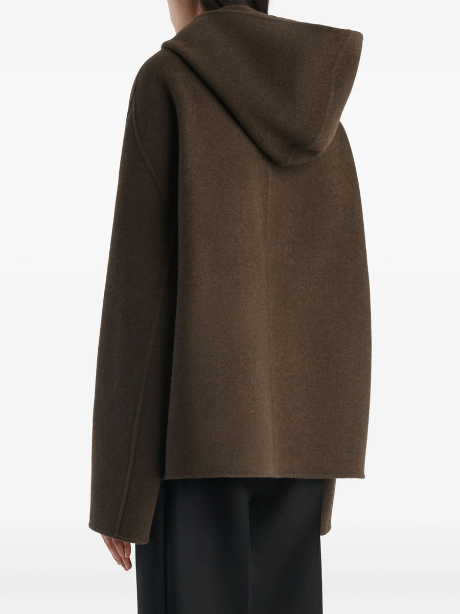 Khaite Khaite Hooded Wool Jacket, view 3
