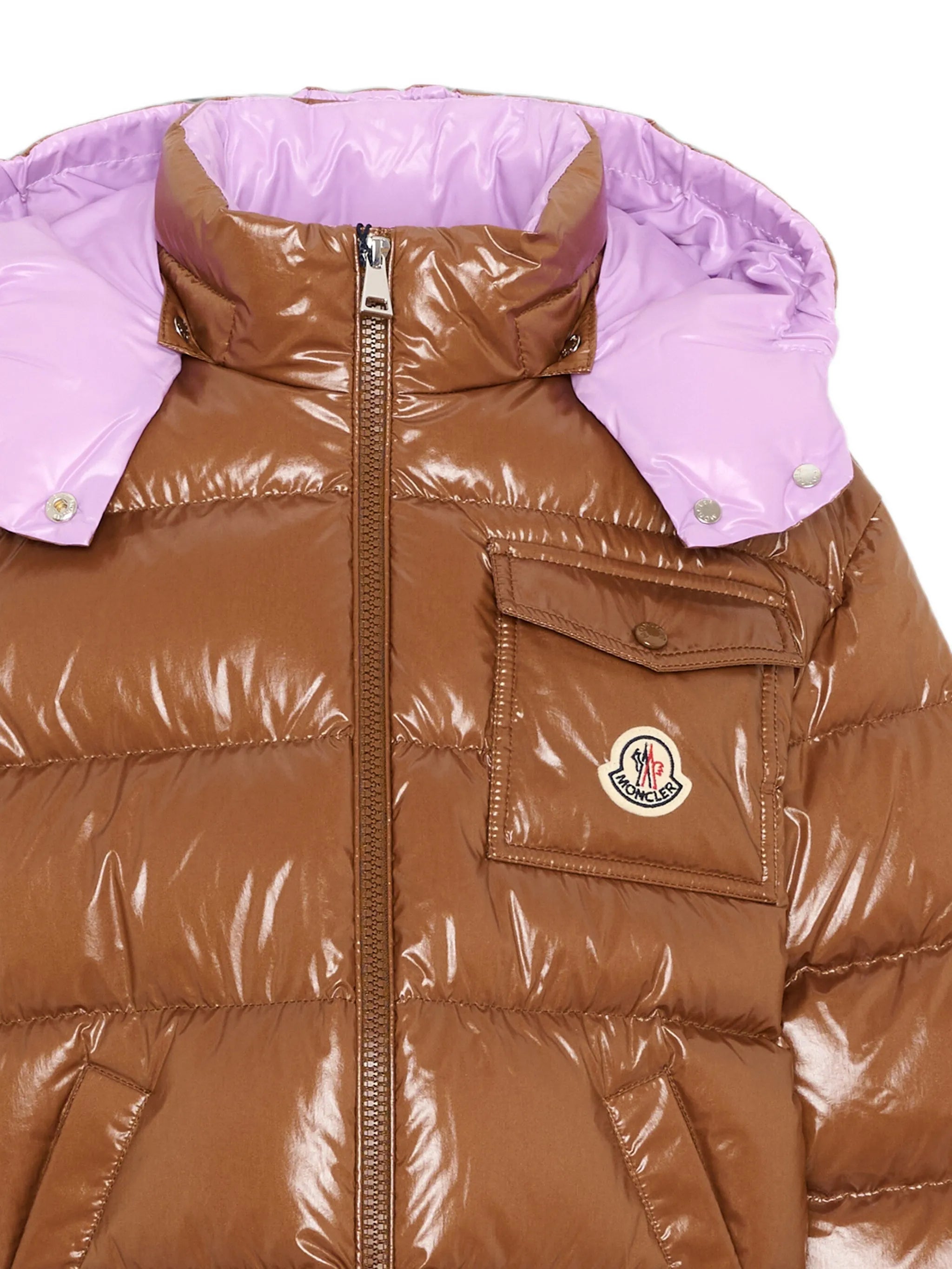 Moncler Moncler Andro Logo-patch Padded Jacket, view 2
