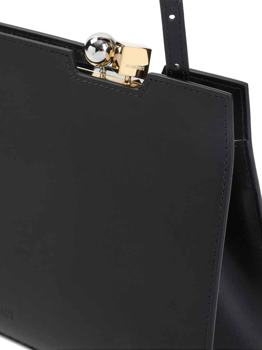 Jacquemus Jacquemus Le Salon Leather Clutch Bag, view 3