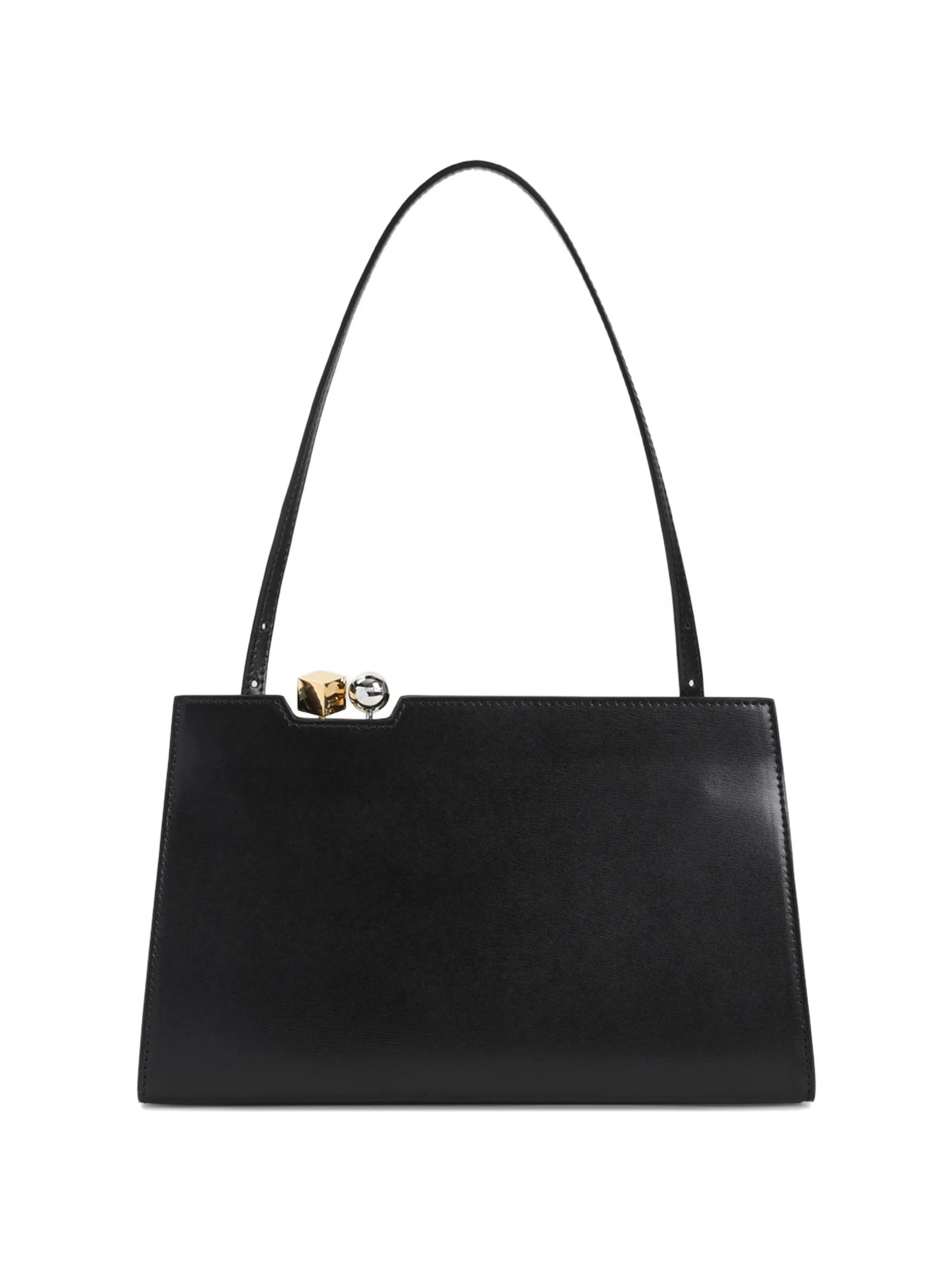 Jacquemus Jacquemus Le Salon Leather Clutch Bag, view 2