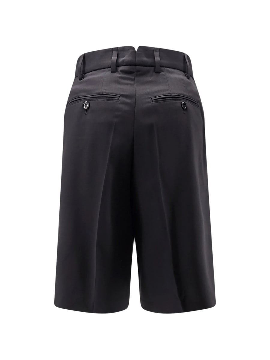 AMI Paris Ami Paris Pleated Tailored Shorts, view 3