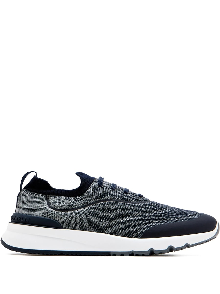 Brunello Cucinelli Brunello Cucinelli Knitted Lace-up Sneakers