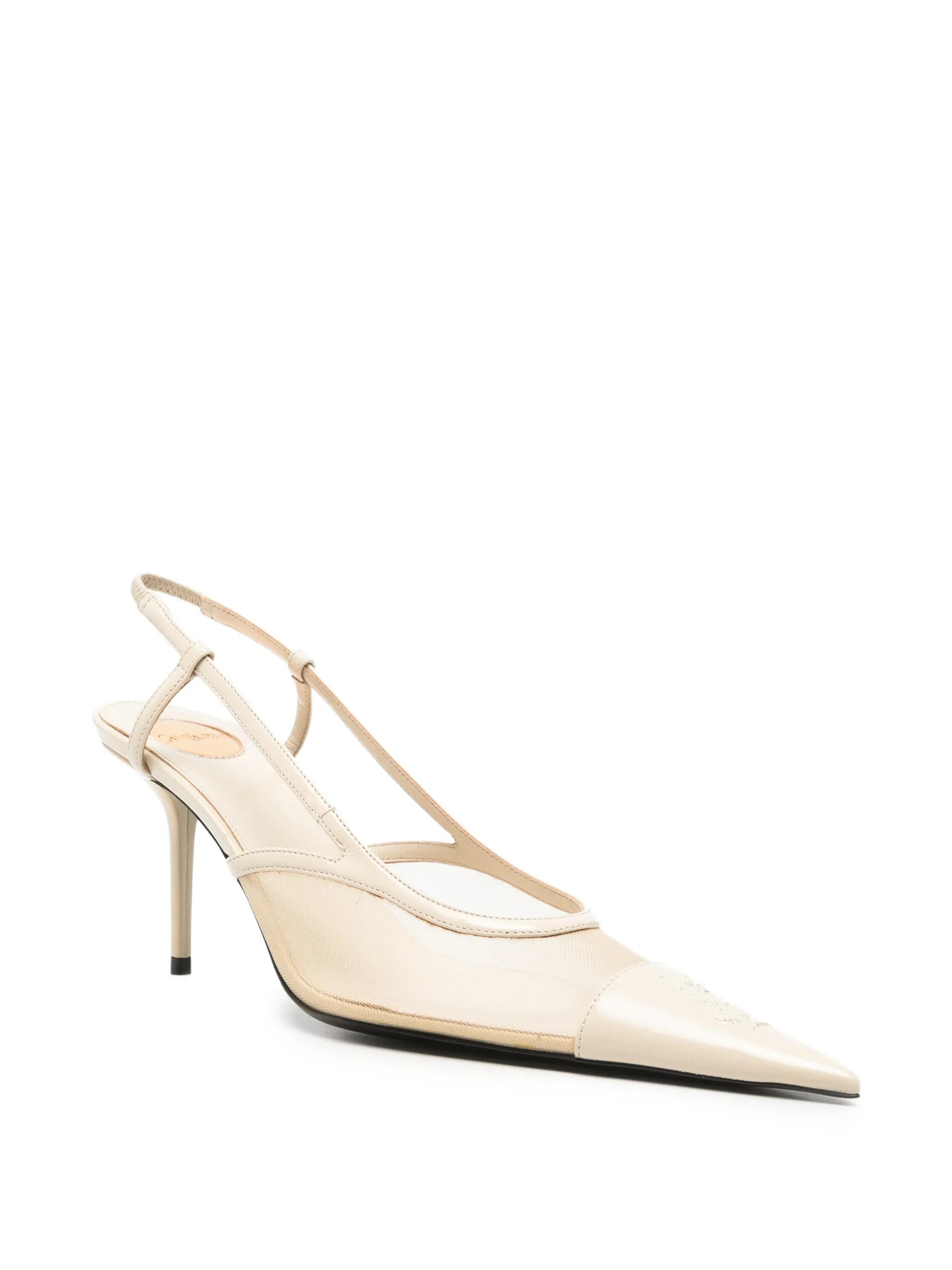 Saint Laurent Saint Laurent Renée Pointed-toe Pumps, view 2