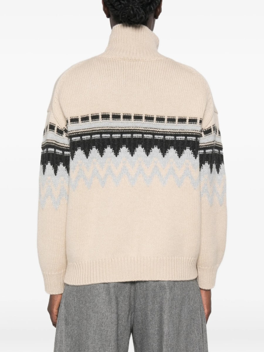 Allude Allude High-neck Cashmere Sweater, view 3