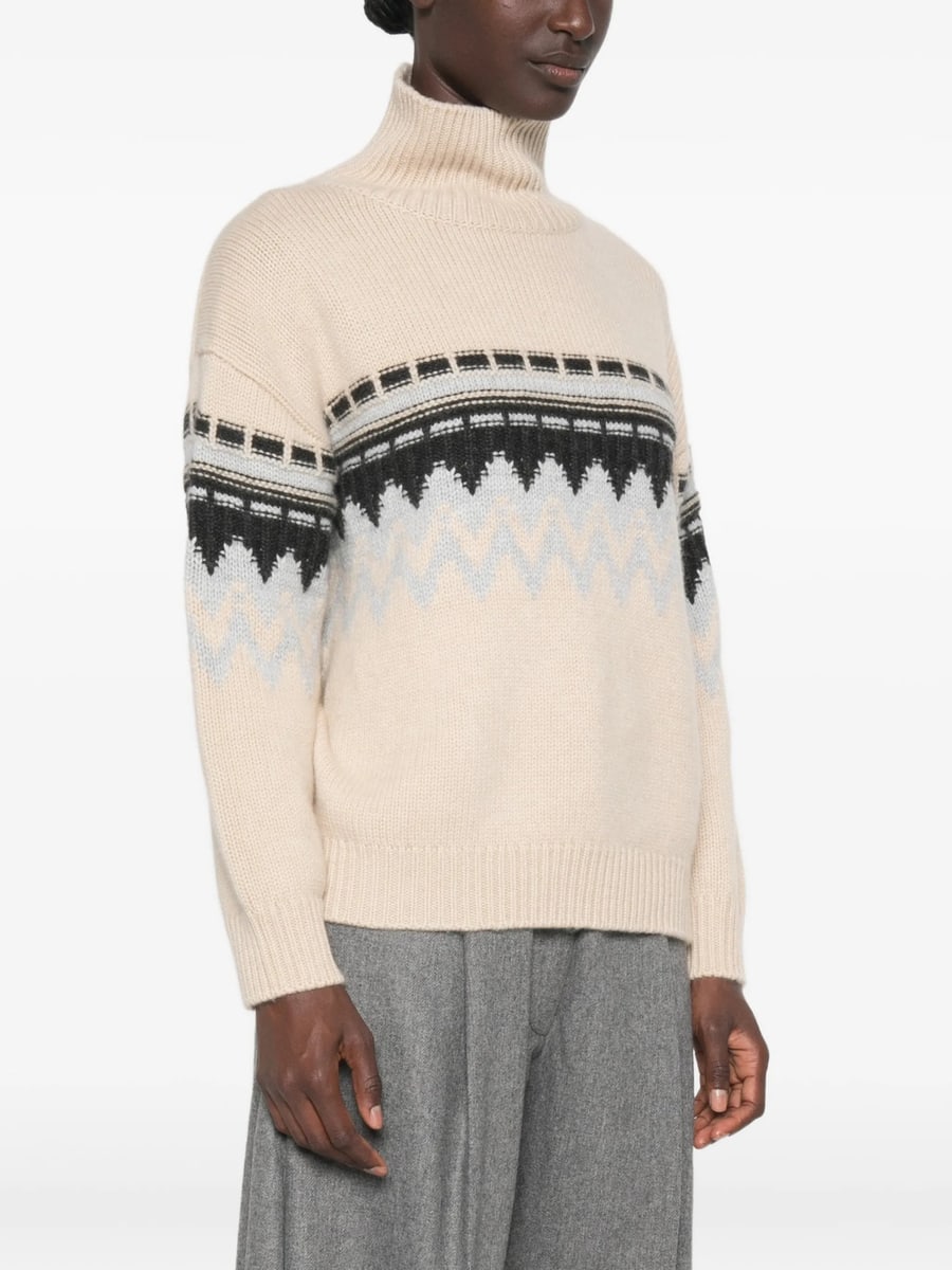 Allude Allude High-neck Cashmere Sweater, view 5