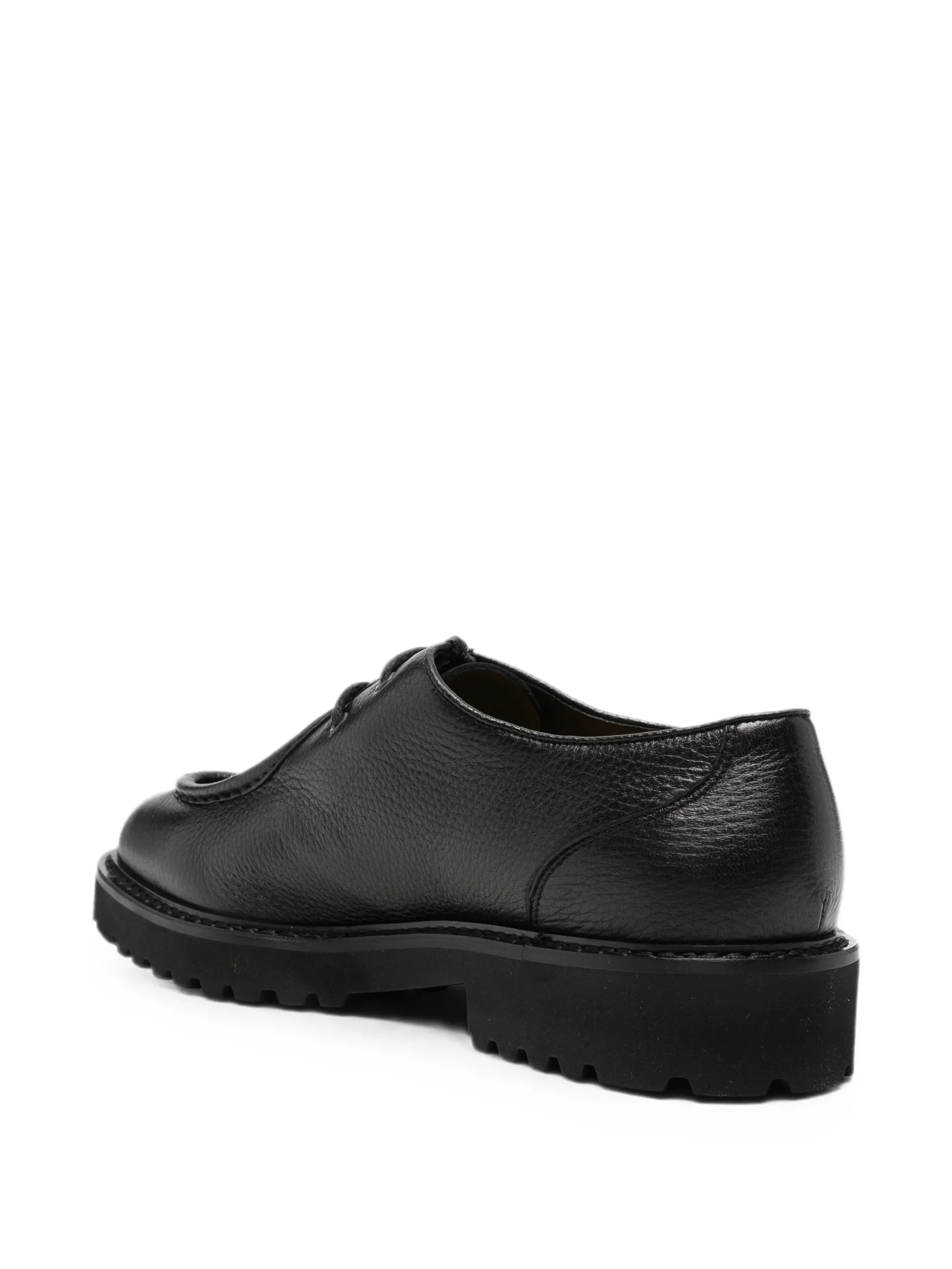 Doucal's Doucal's Grained Leather Derby Shoes, view 2