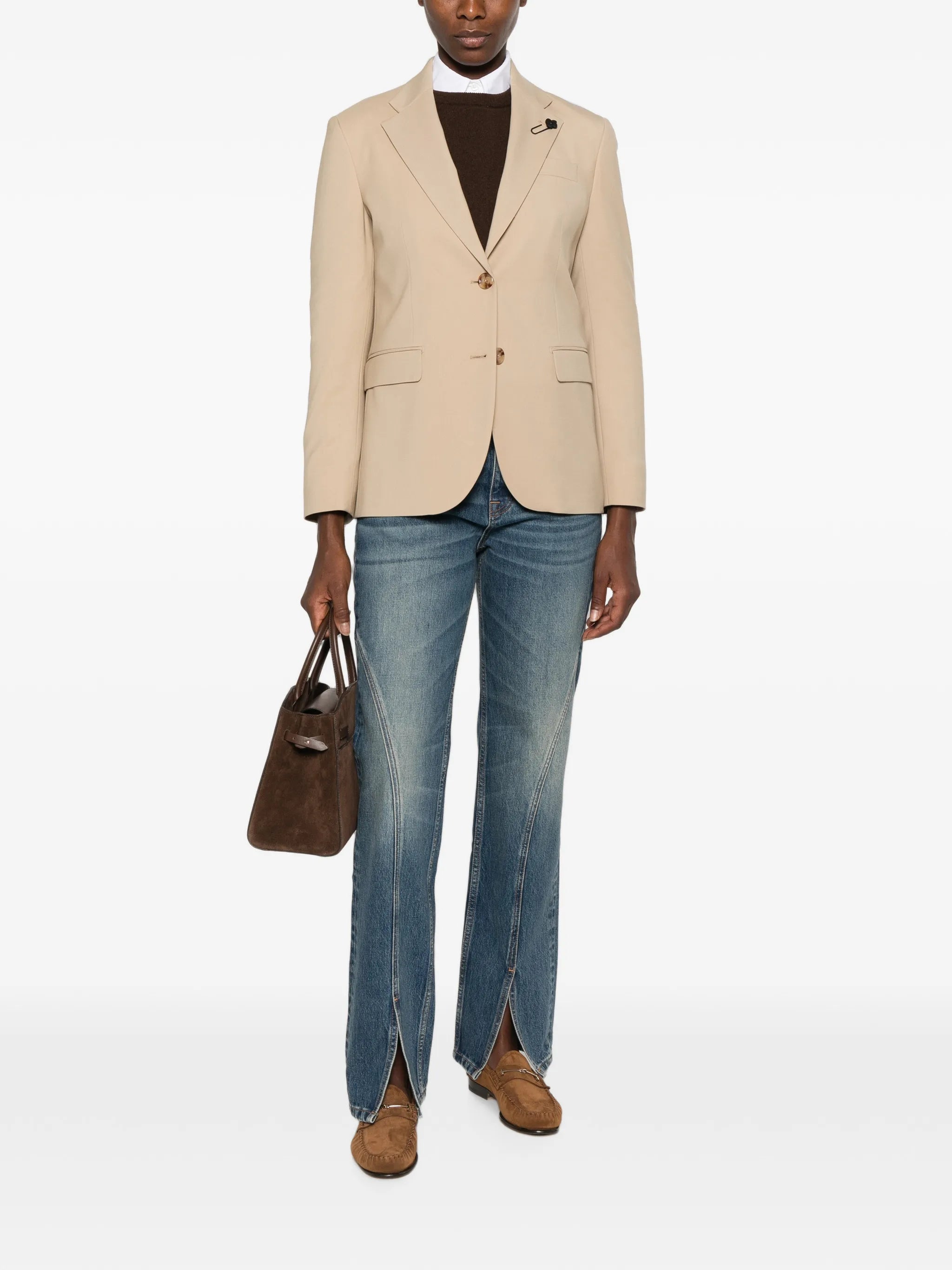 Lardini Lardini Rocco Flower-detail Blazer, view 2