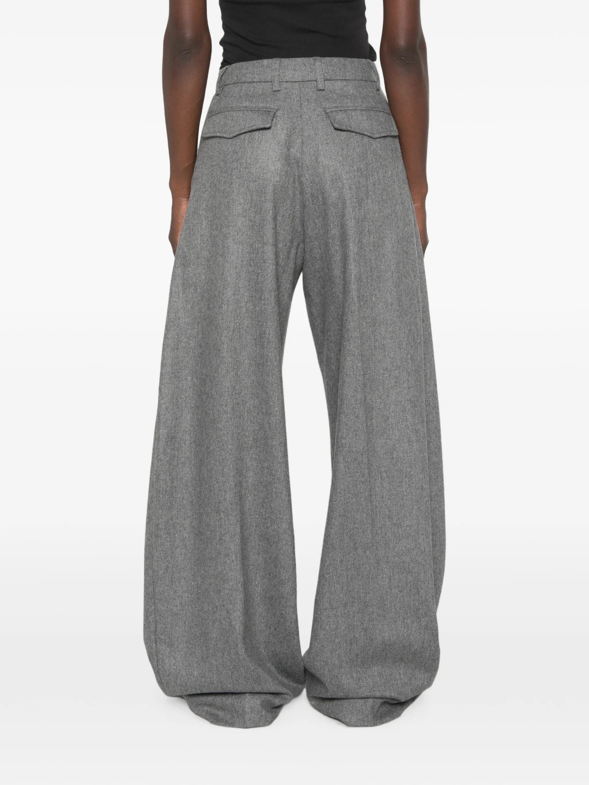 Thelatest Thelatest E-Billie Pleated  Trousers, view 2