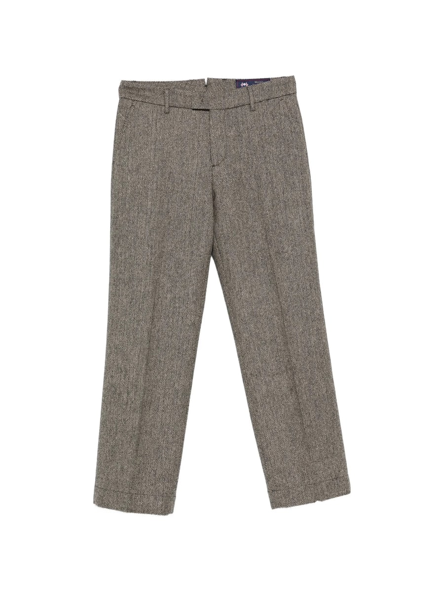 Berwich Berwich Alice Herringbone-pattern Trousers