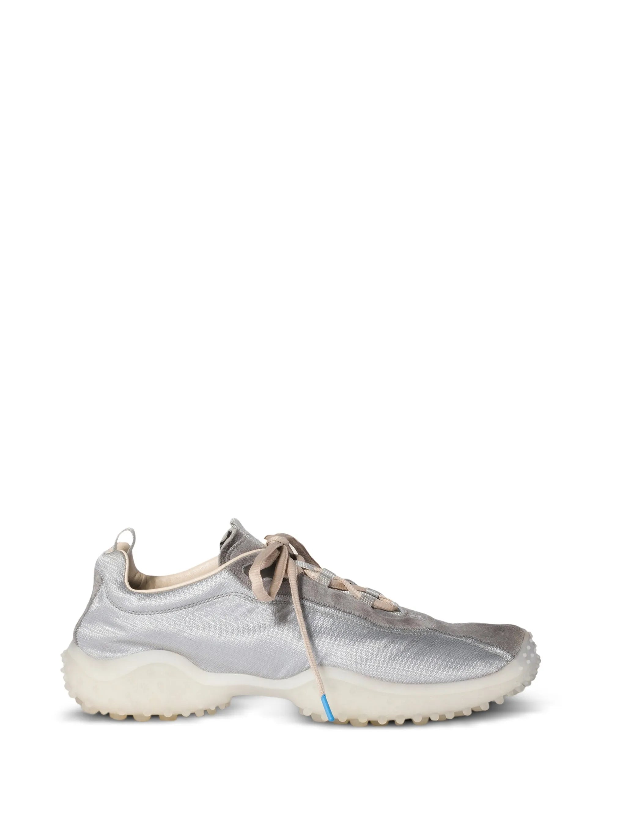 Miu Miu Miu Miu Bubble Technical Fabric And Suede Sneakers