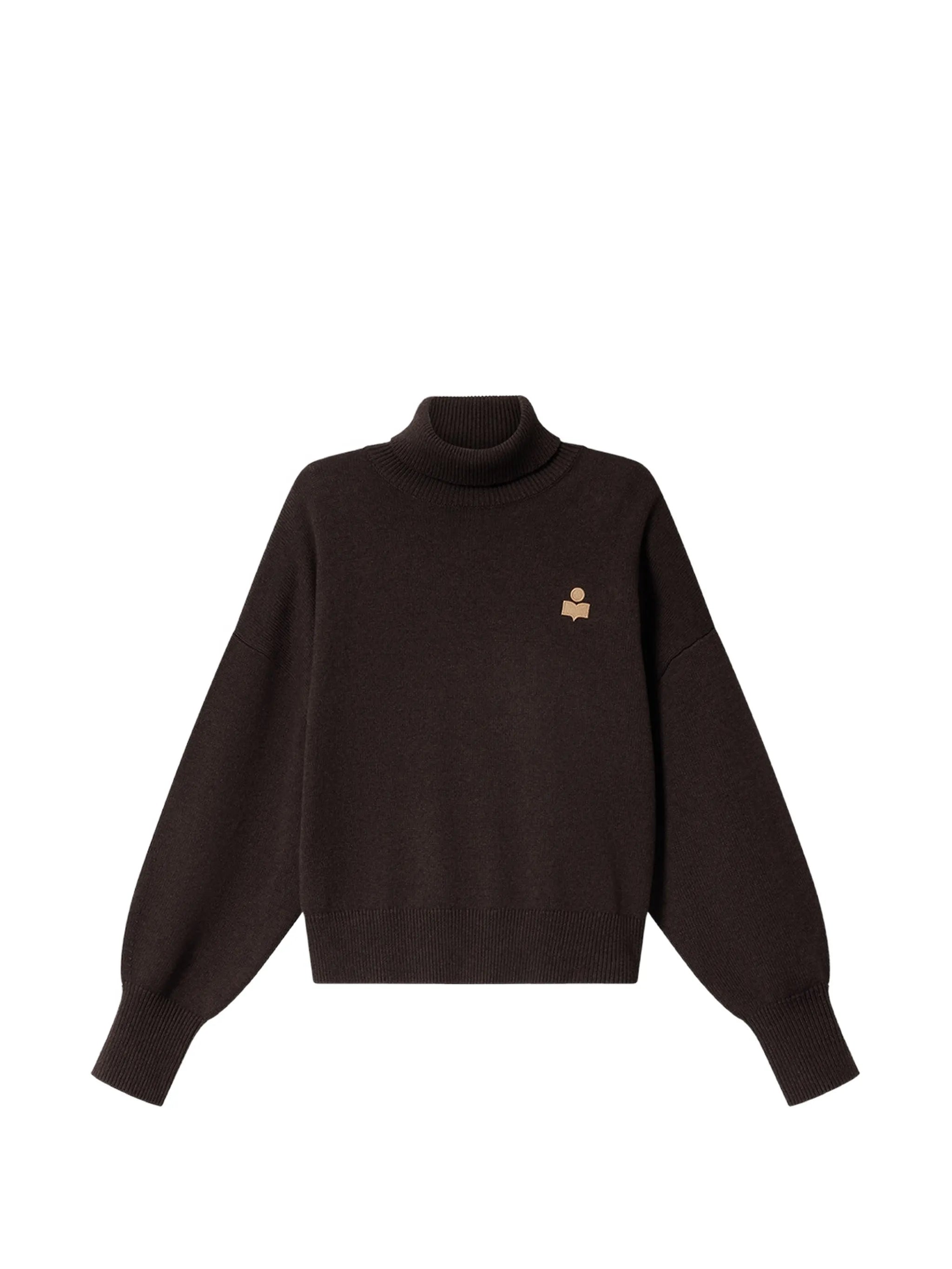 Marant Étoile Marant Étoile Nasha Logo-embroidered Roll-neck Sweater