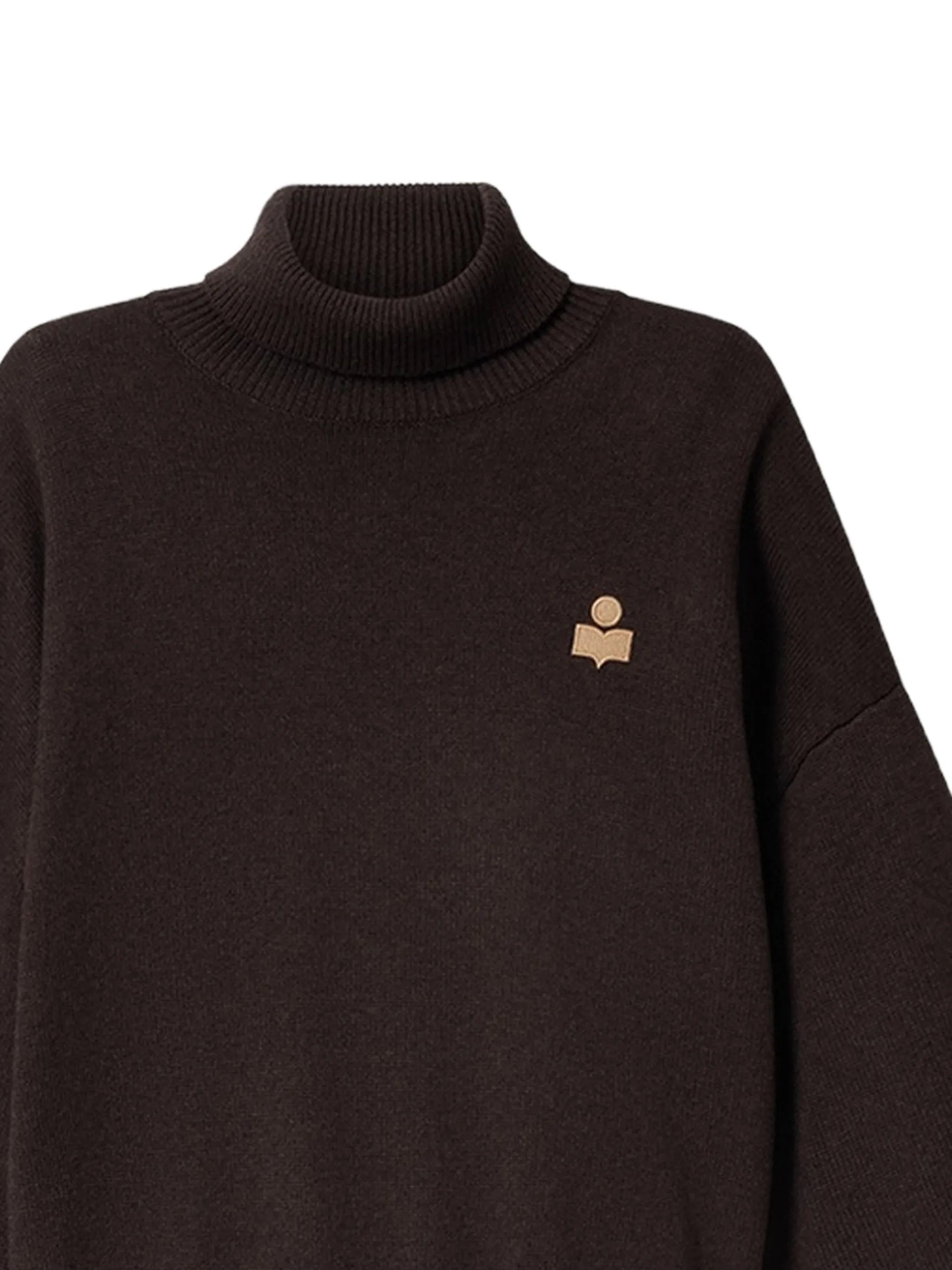 Marant Étoile Marant Étoile Nasha Logo-embroidered Roll-neck Sweater, view 2