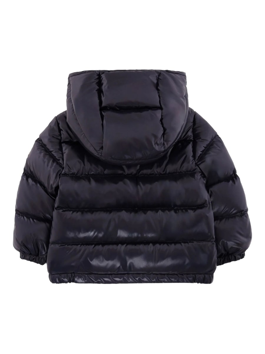 Moncler Moncler Quilted Logo-patch Coat, view 3