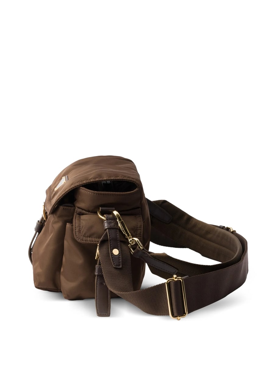 Prada Prada Explore Medium Re-nylon Shoulder Bag With Flap, view 3