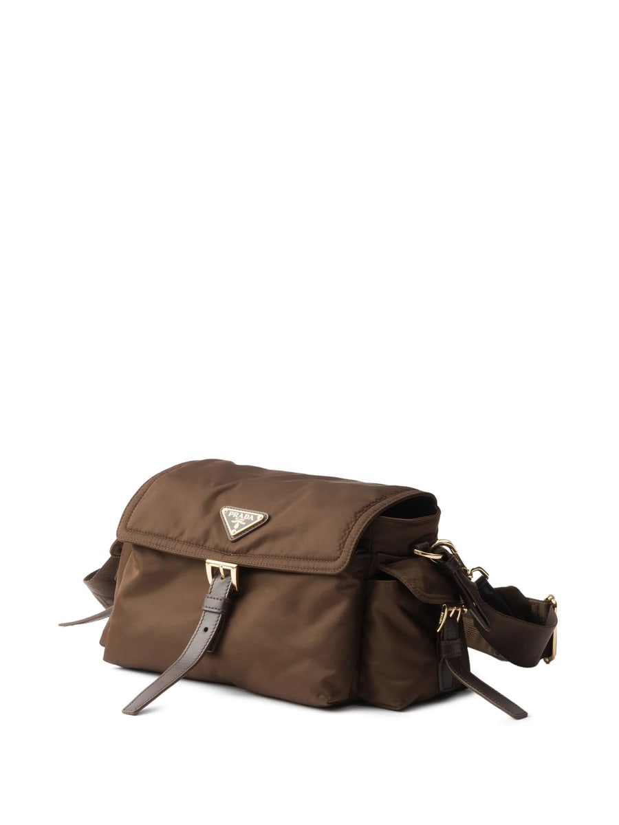 Prada Prada Explore Medium Re-nylon Shoulder Bag With Flap, view 6