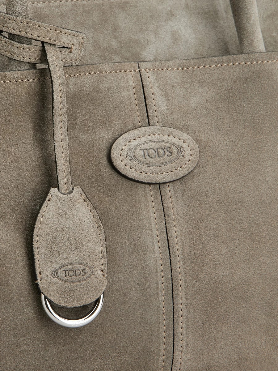 Tod's Tod's Logo-patch Suede Tote Bag, view 2
