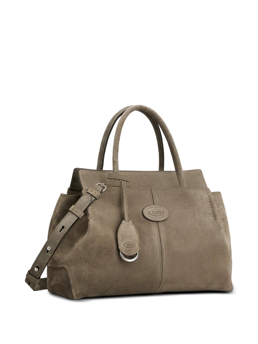 Tod's Tod's Logo-patch Suede Tote Bag, view 3