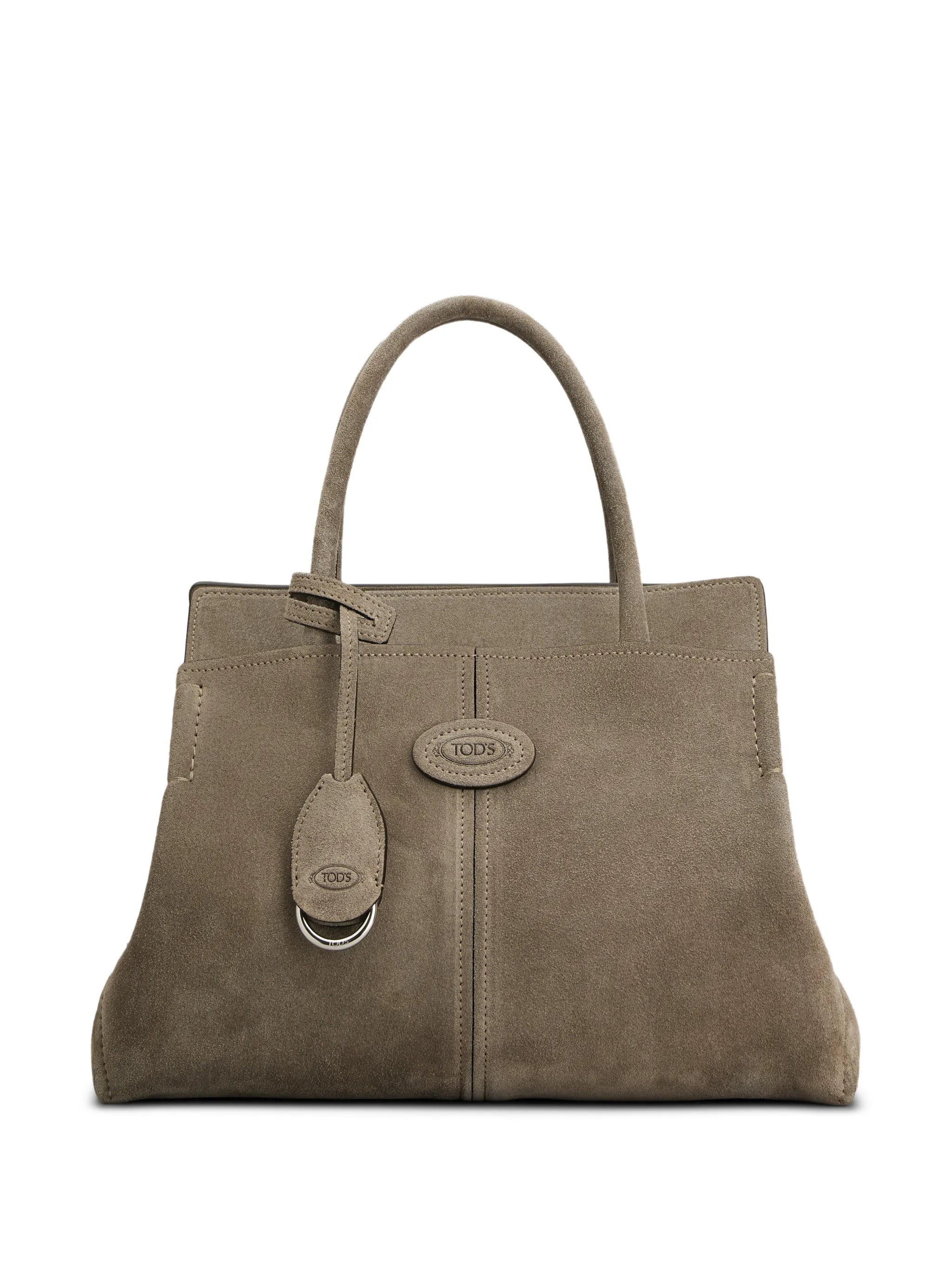 Tod's Tod's Logo-patch Suede Tote Bag