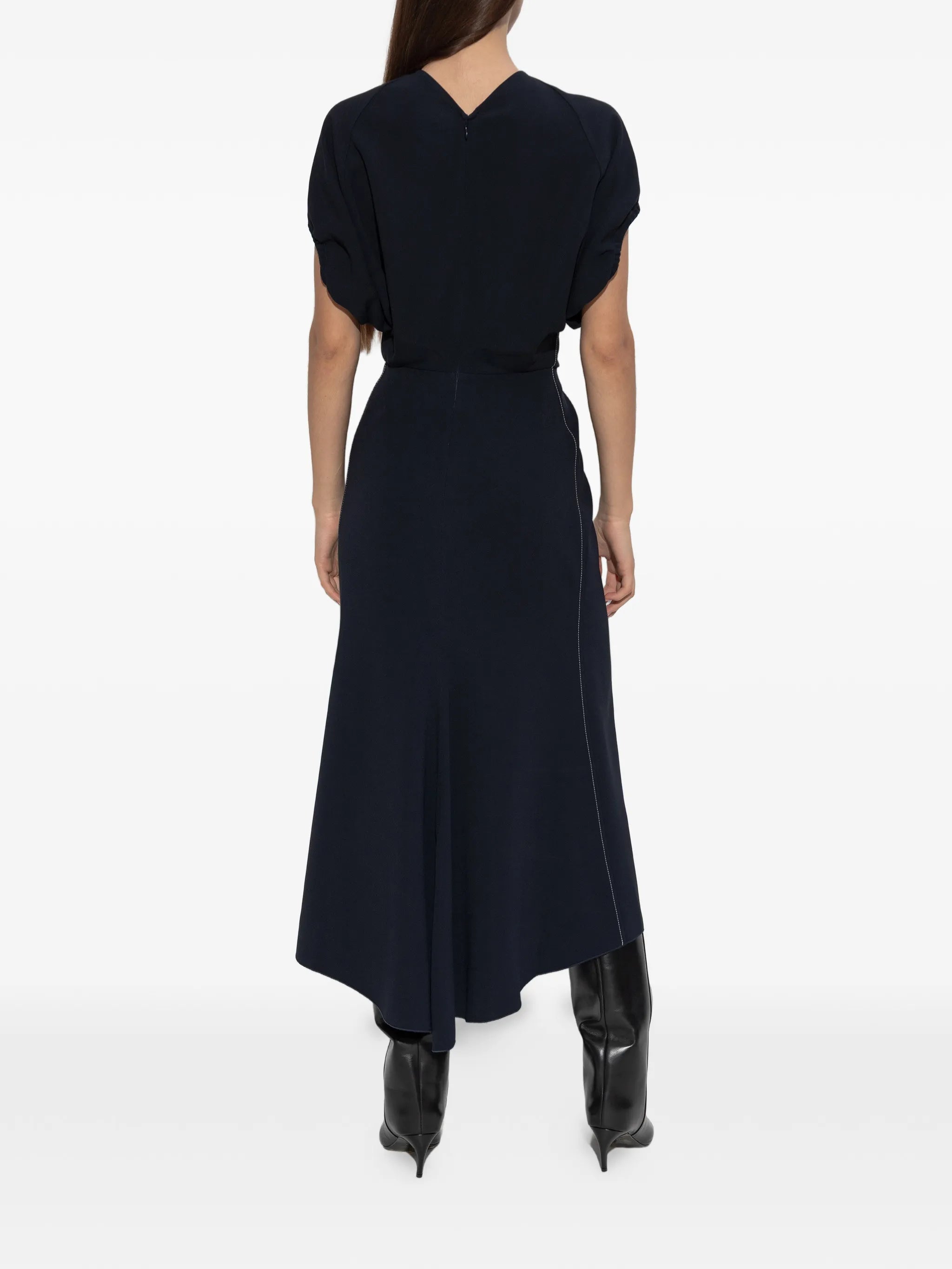 Victoria Beckham Victoria Beckham V-neck Midi Dress, view 2