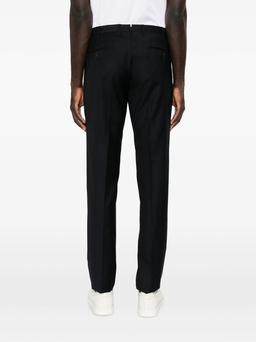 Incotex Incotex Flat-front Wool Trousers, view 5