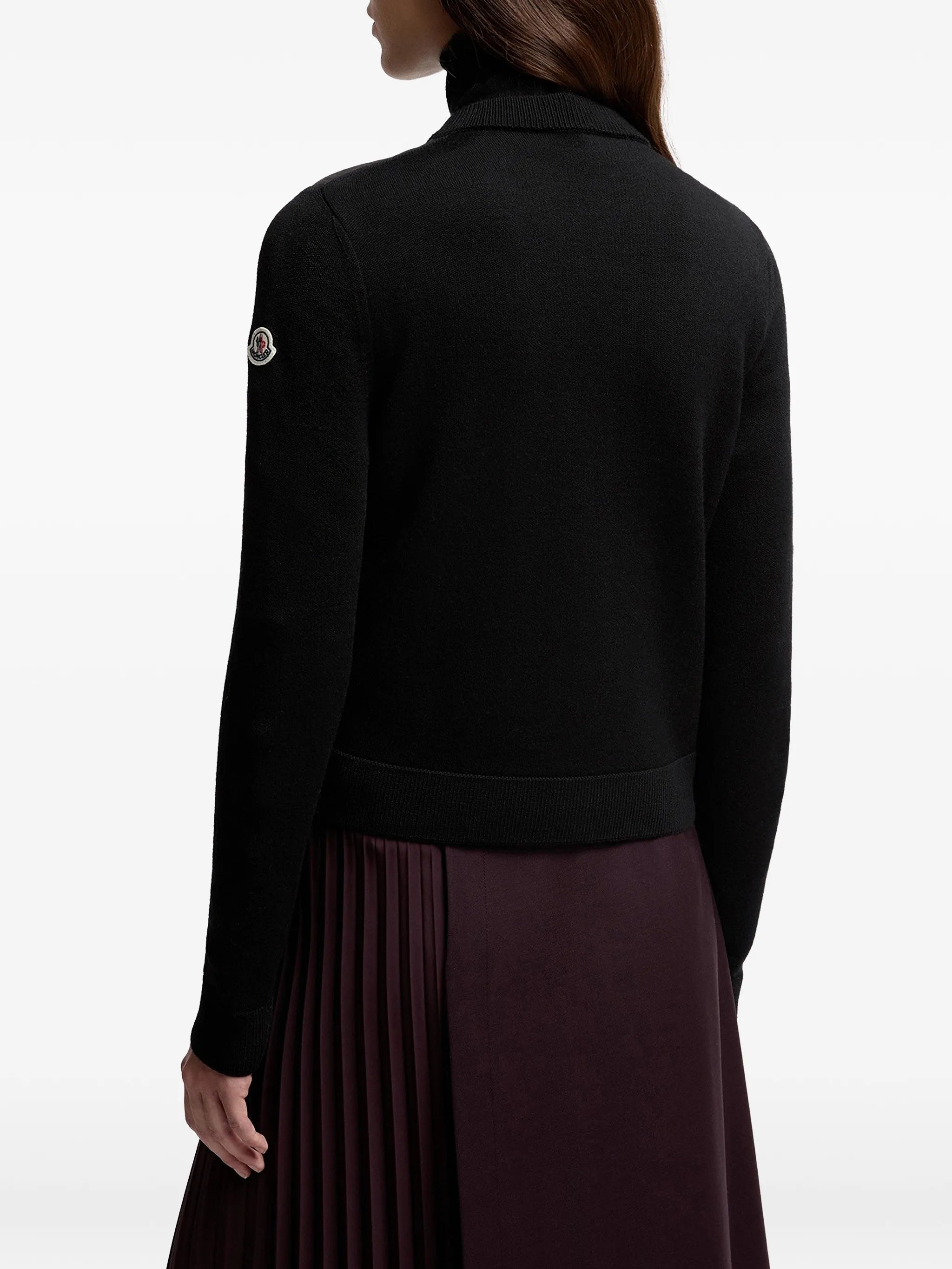 Moncler Moncler Quilted Panel-detail Sweater, view 2