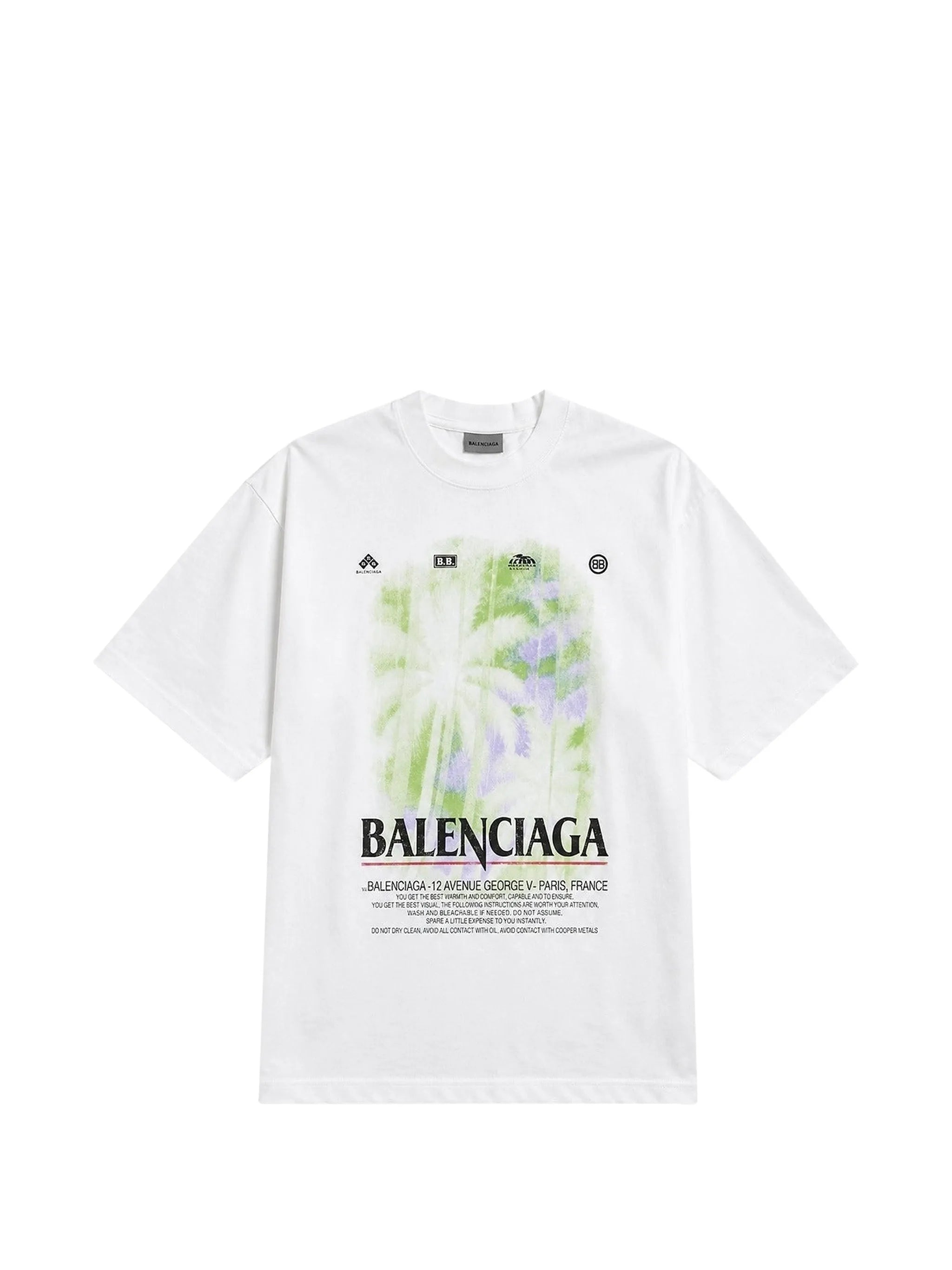 Balenciaga Balenciaga The Window Medium Fit T-shirt In White