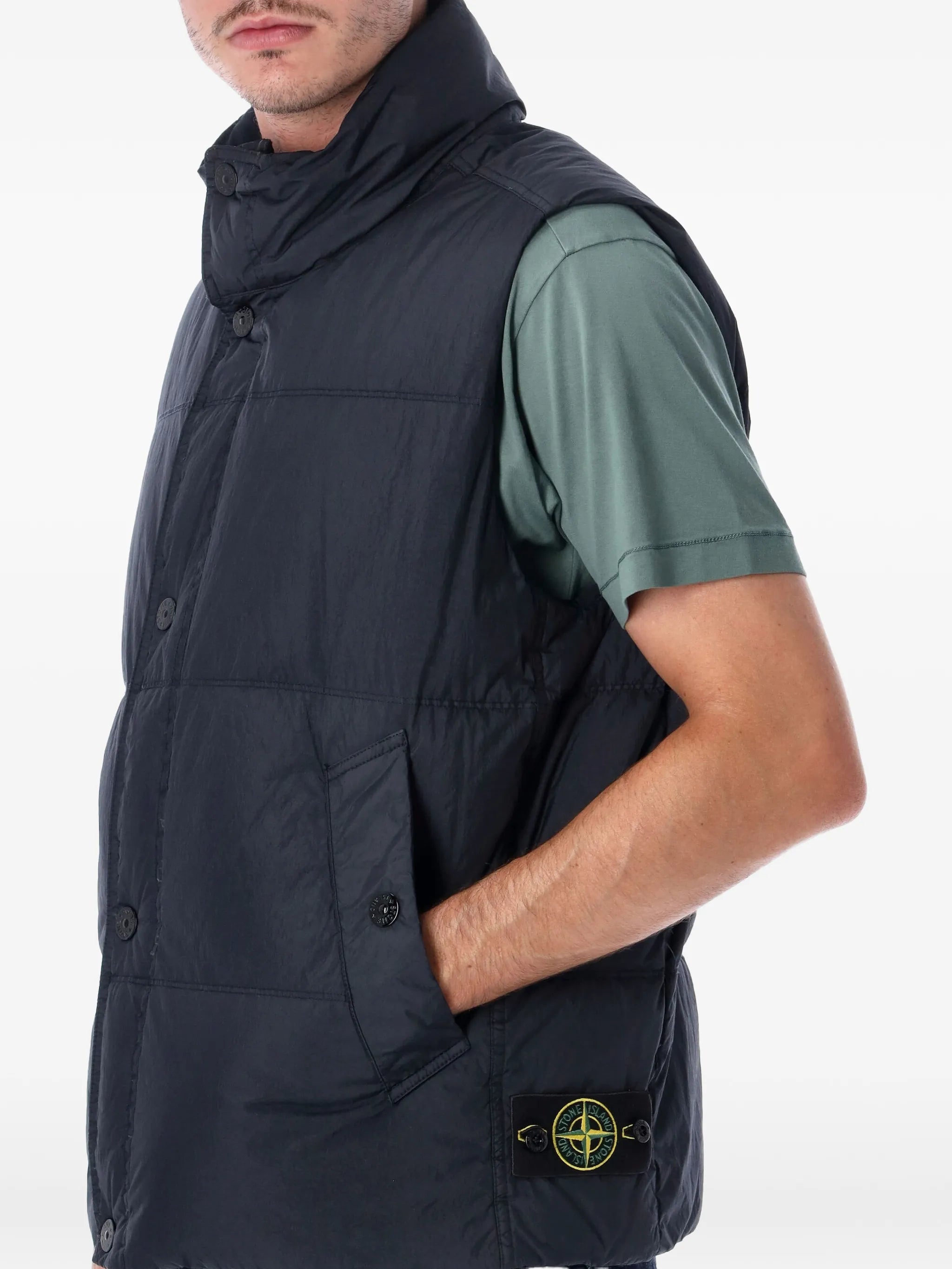 Stone Island Stone Island Quilted Padded Gilet, view 2