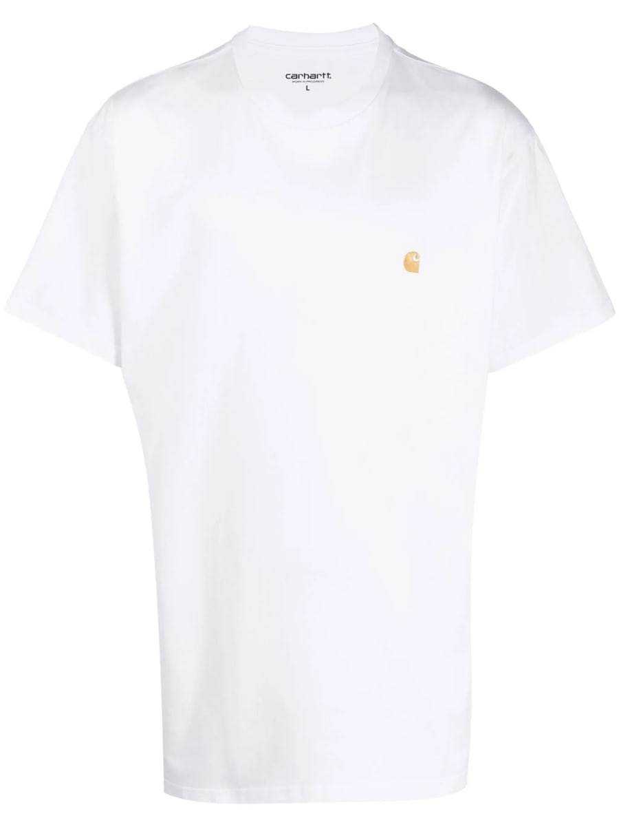 Carhartt Carhartt Chase Logo-embroidered Cotton T-shirt