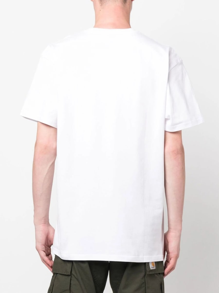 Carhartt Carhartt Chase Logo-embroidered Cotton T-shirt, view 5