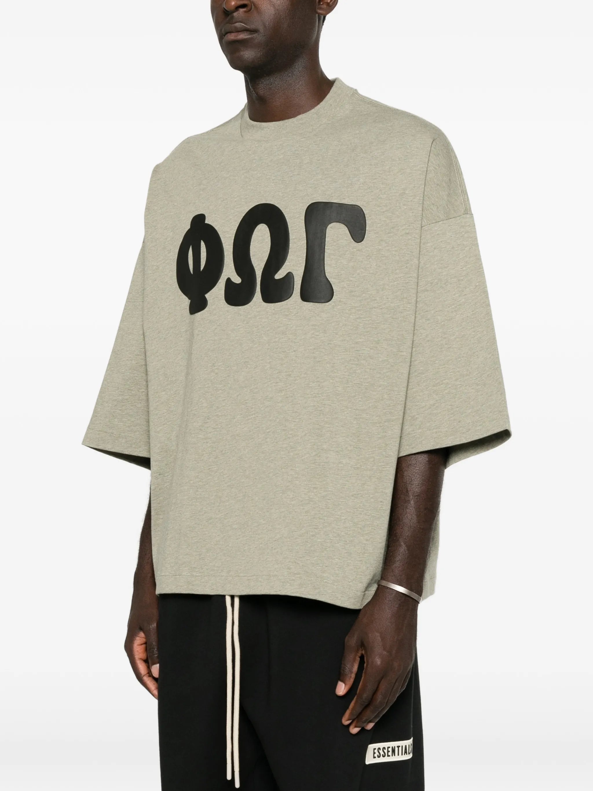 Fear of God Essentials Fear Of God Essentials Merch Graphic-print Boxy-fit T-shirt, view 2